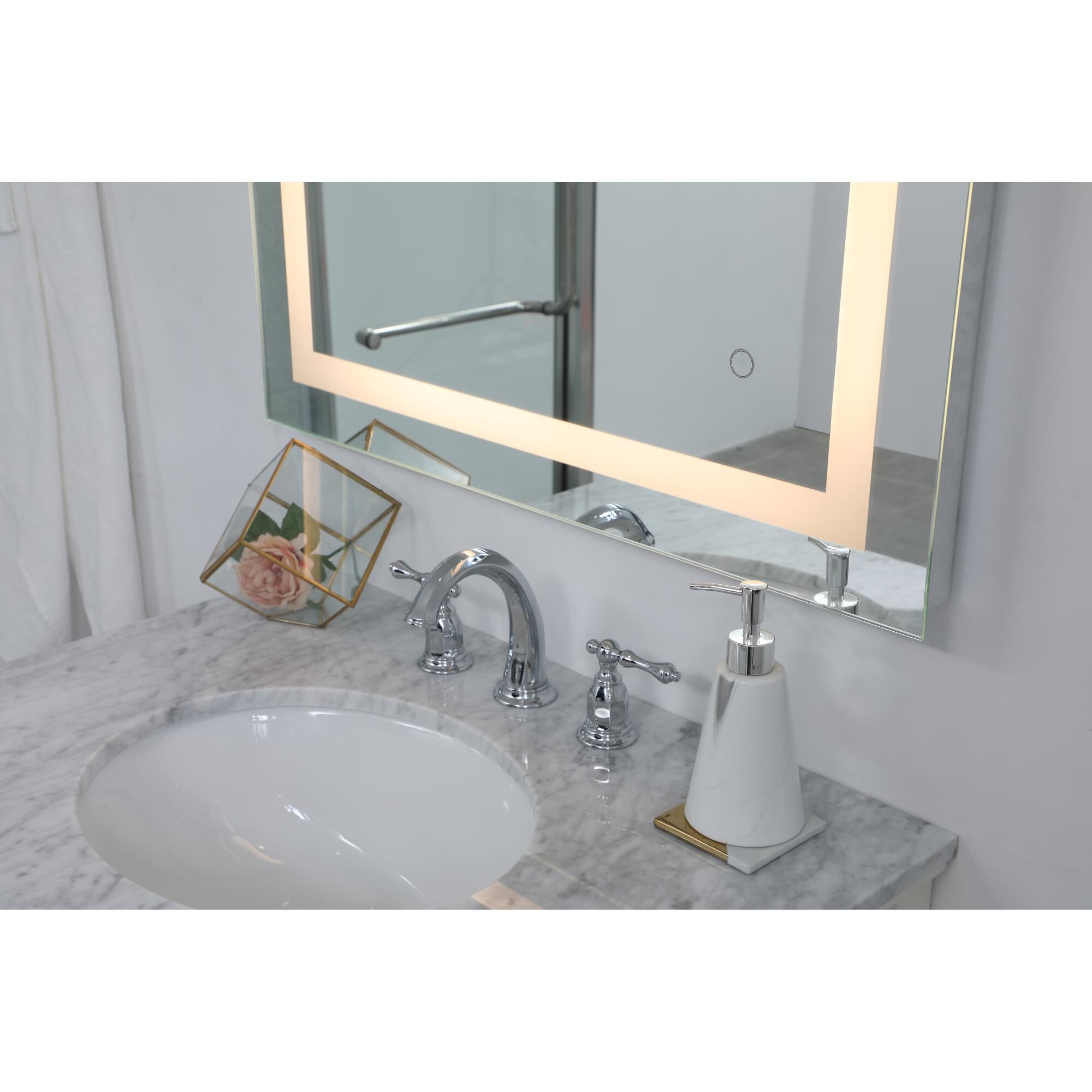 Helios LED Lighted Mirrors by Elegant Decor