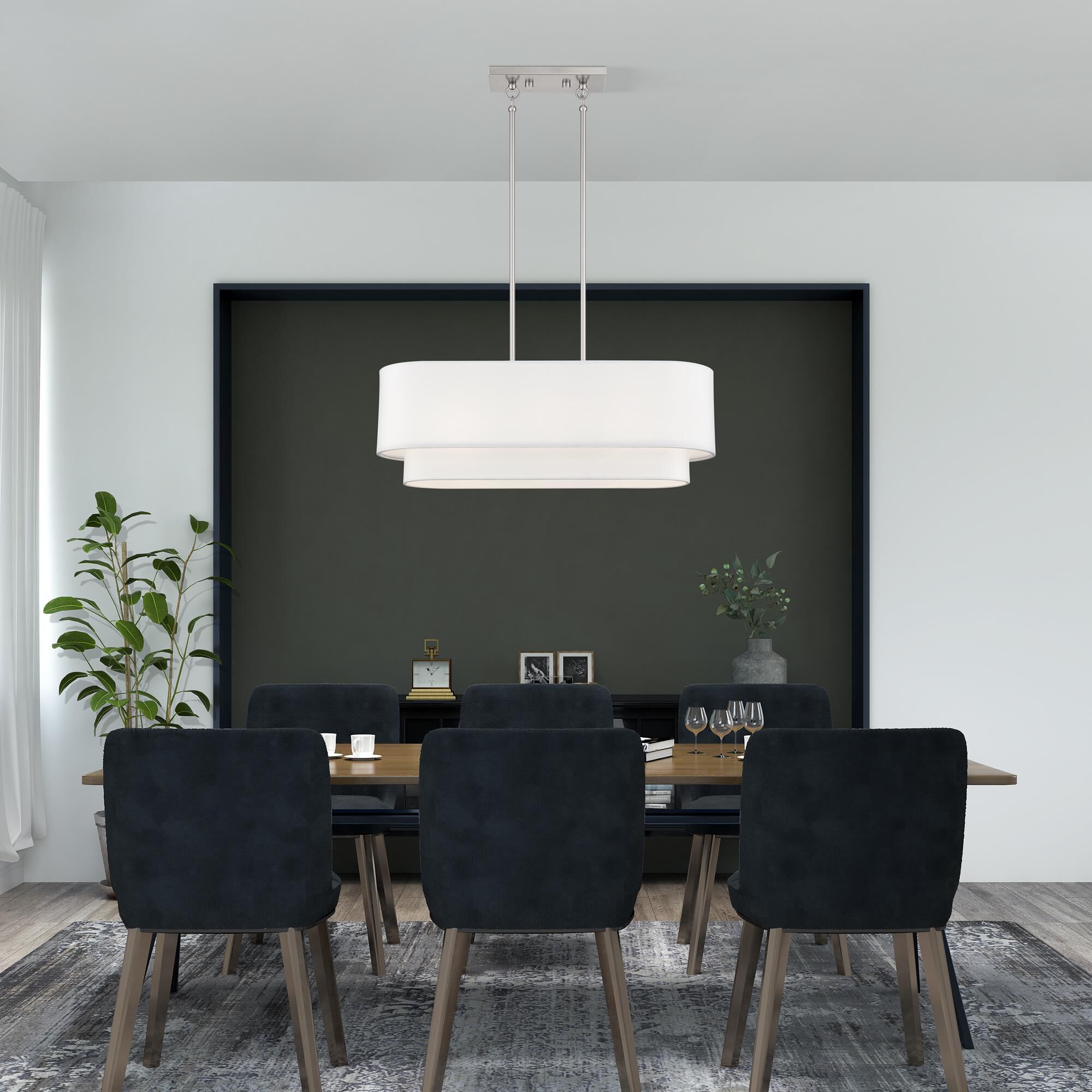 Manorwood 30 Inch Linear Suspension Light by Livex Lighting