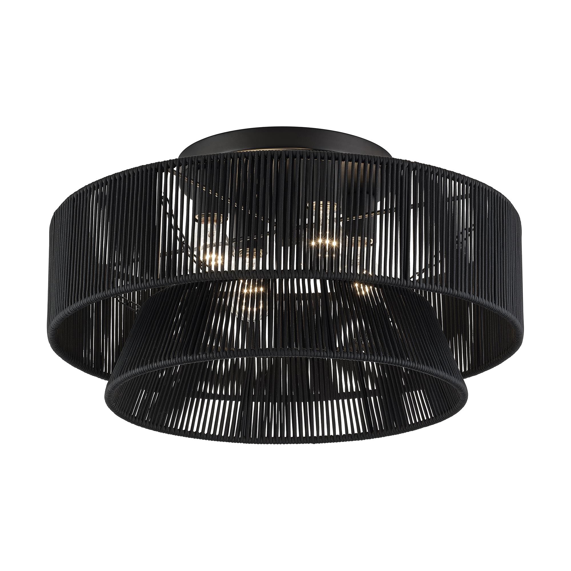 Florell 21 Inch Semi Flush Mount by Livex Lighting