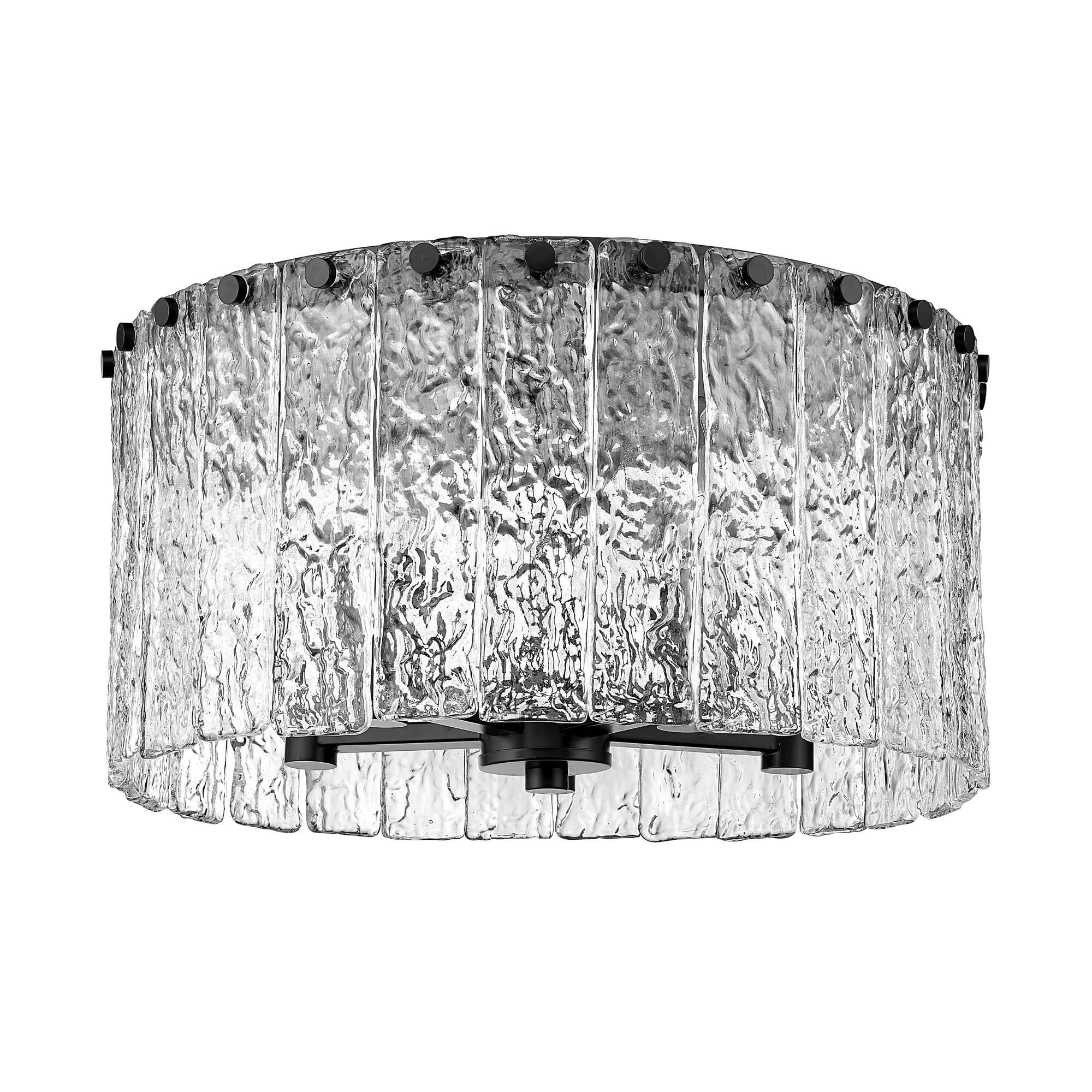 Glacier 16 Inch 5 Light Flush Mount by Z-Lite