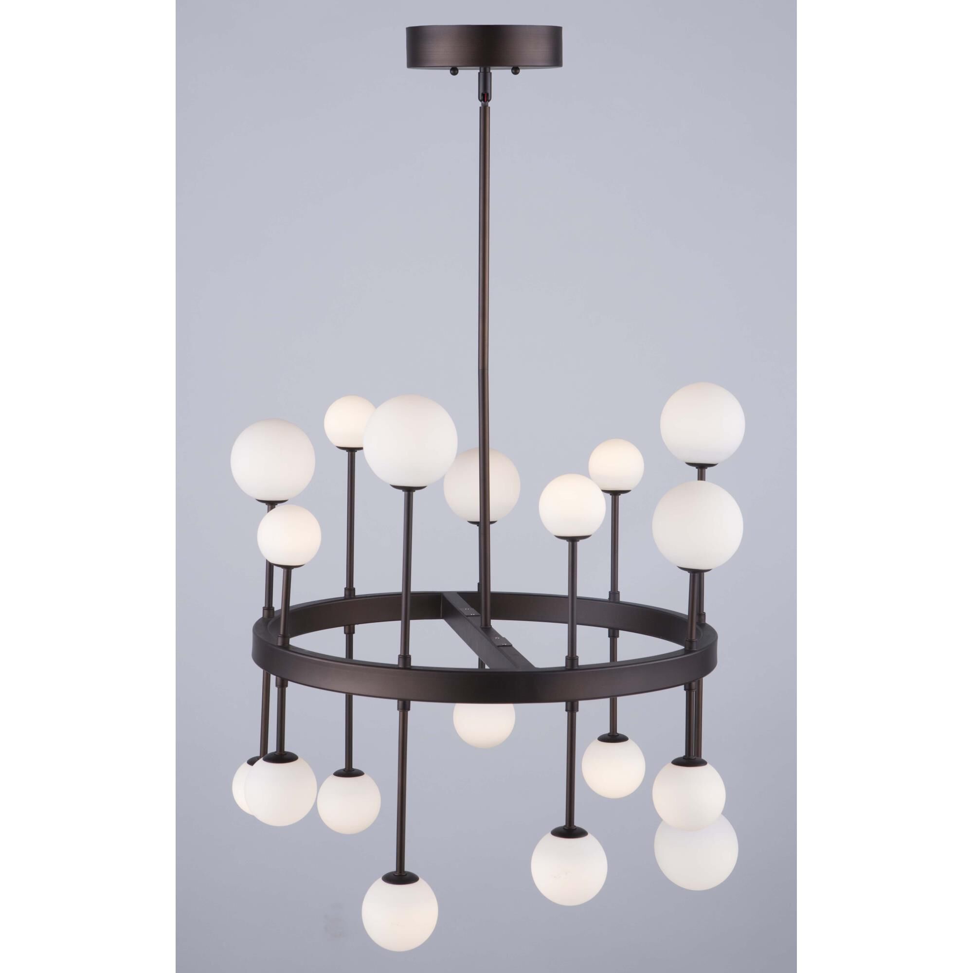 Melrose 25 Inch 18 Light LED Chandelier by Artcraft