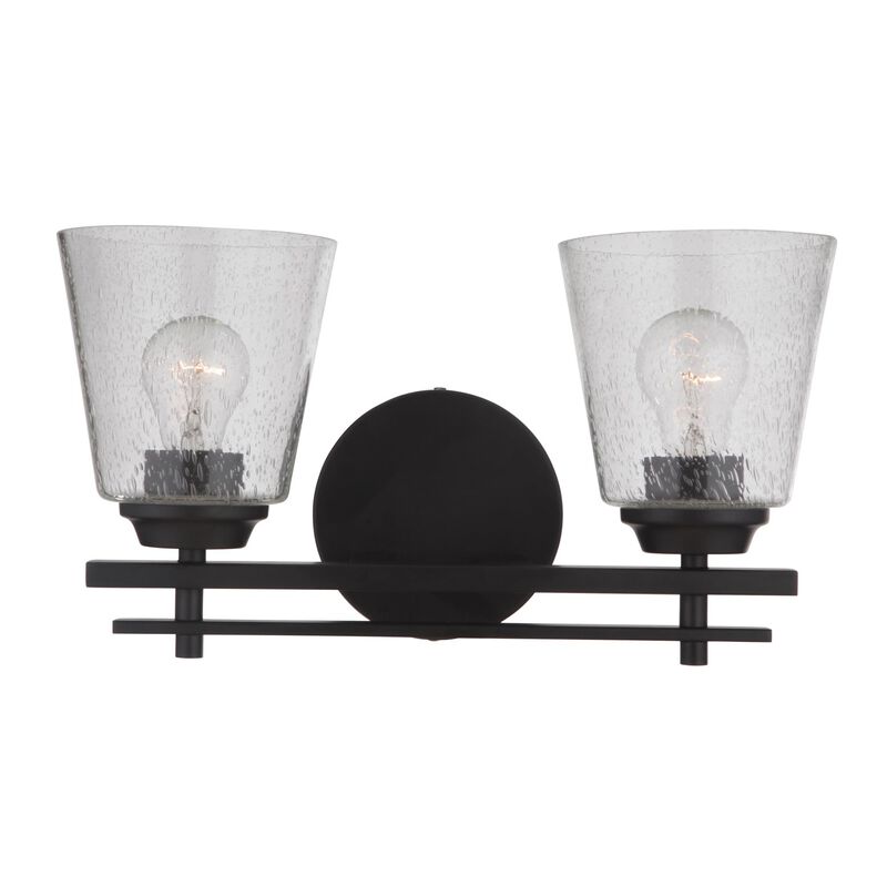 Drake 15 Inch 2 Light Bath Vanity Light by Craftmade