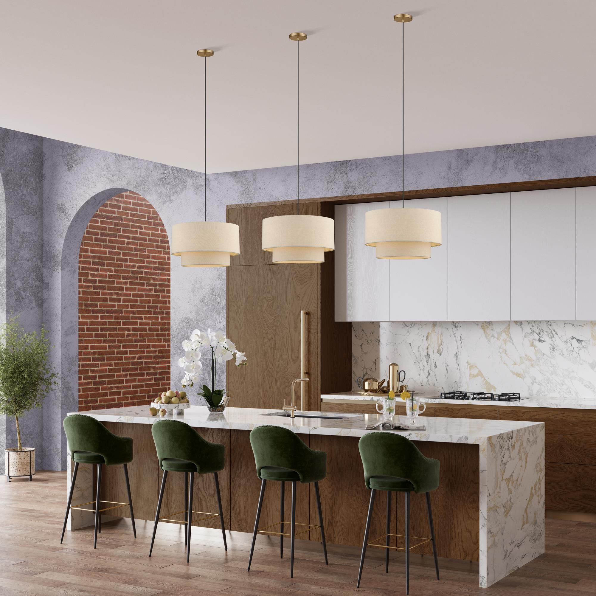 Bellingham 20 Inch Large Pendant by Livex Lighting