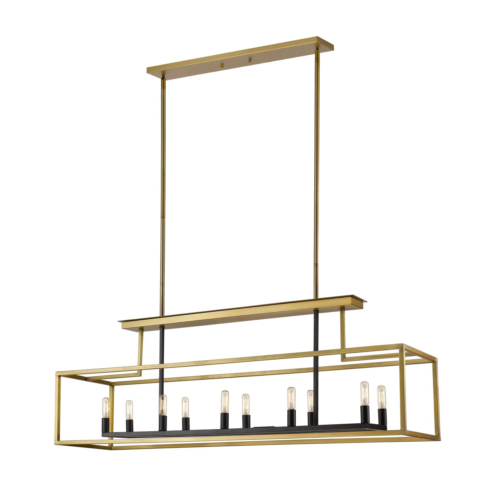 Shown in Olde Brass + Bronze finish and --- glass and --- shade