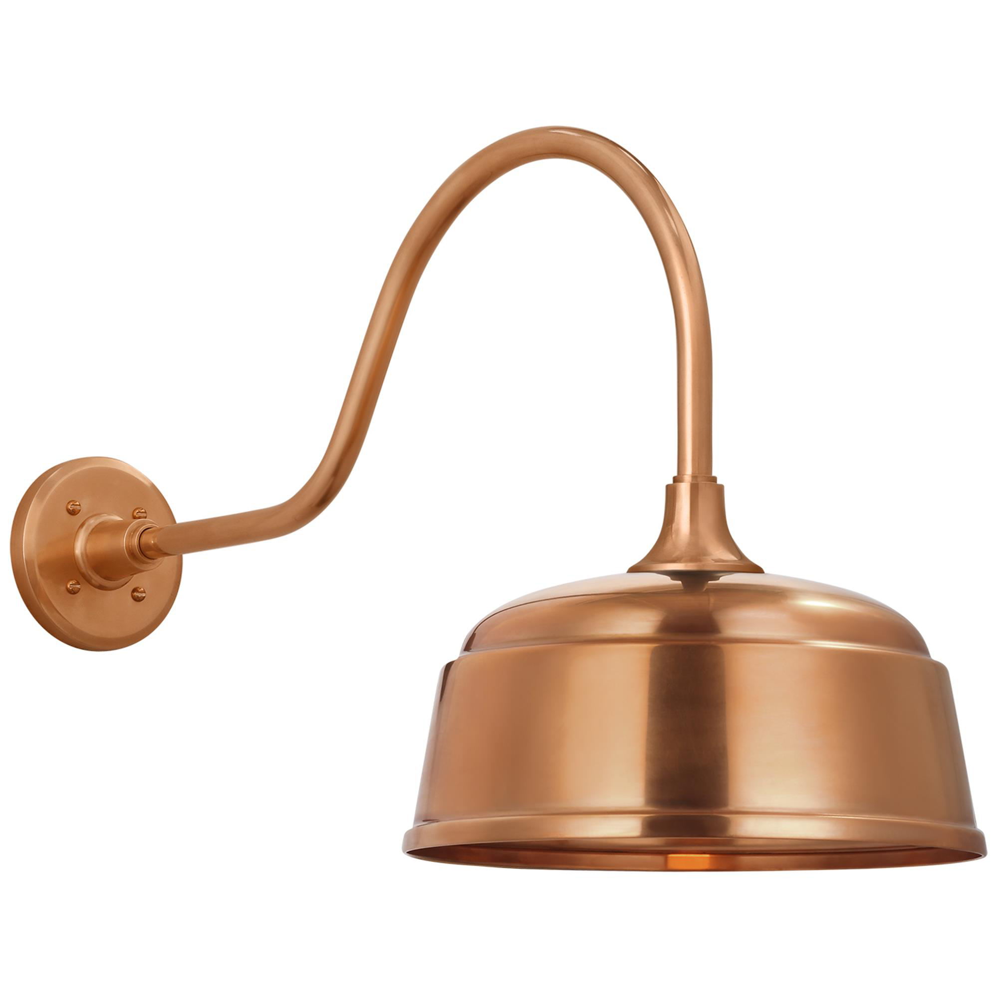 Shown in Soft Copper finish and Copper shade