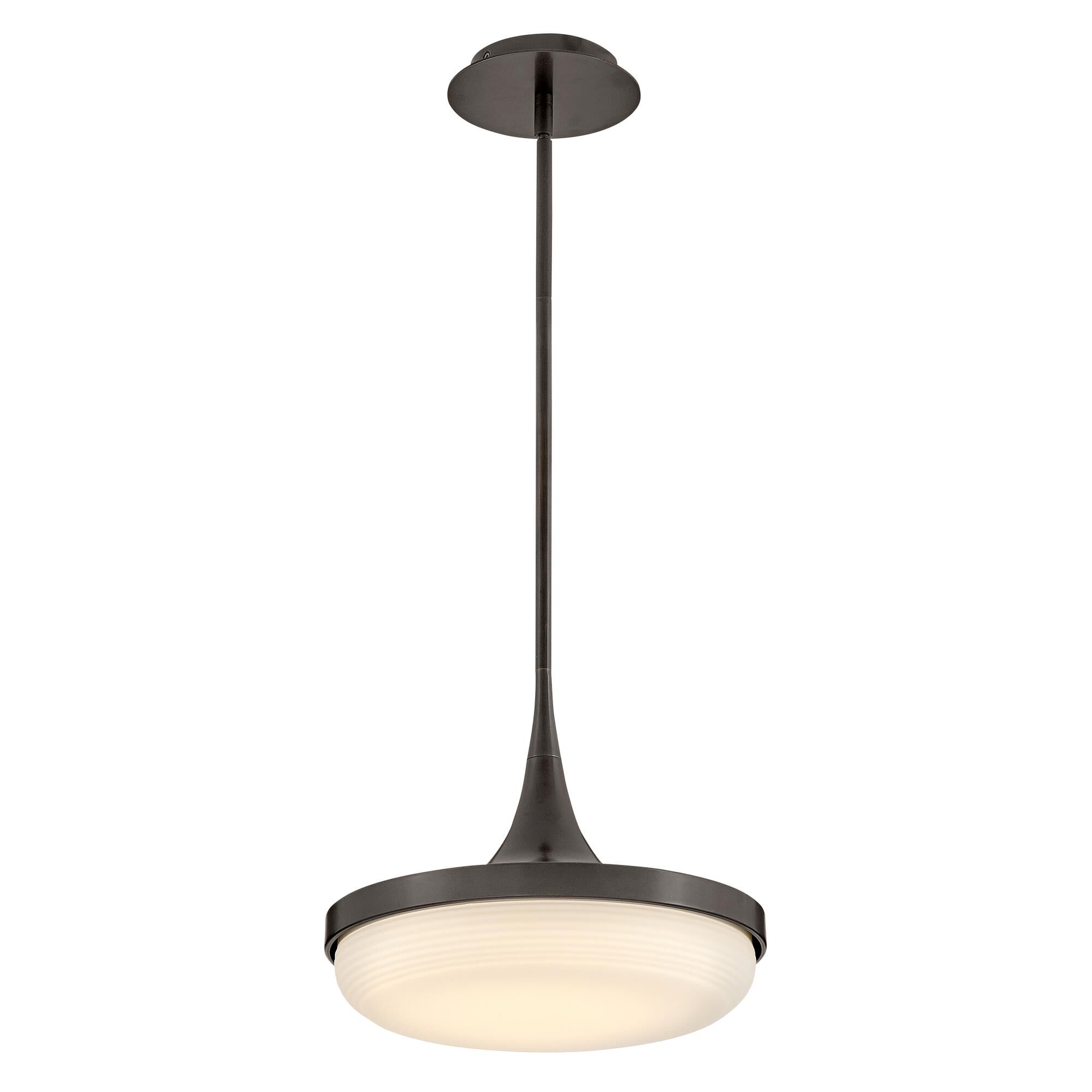 Shown in Black Oxide finish and Cased Opal glass