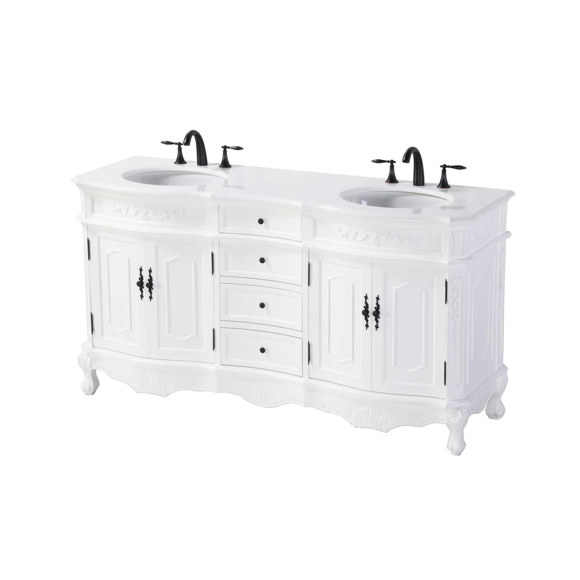 Shown in Antique White finish