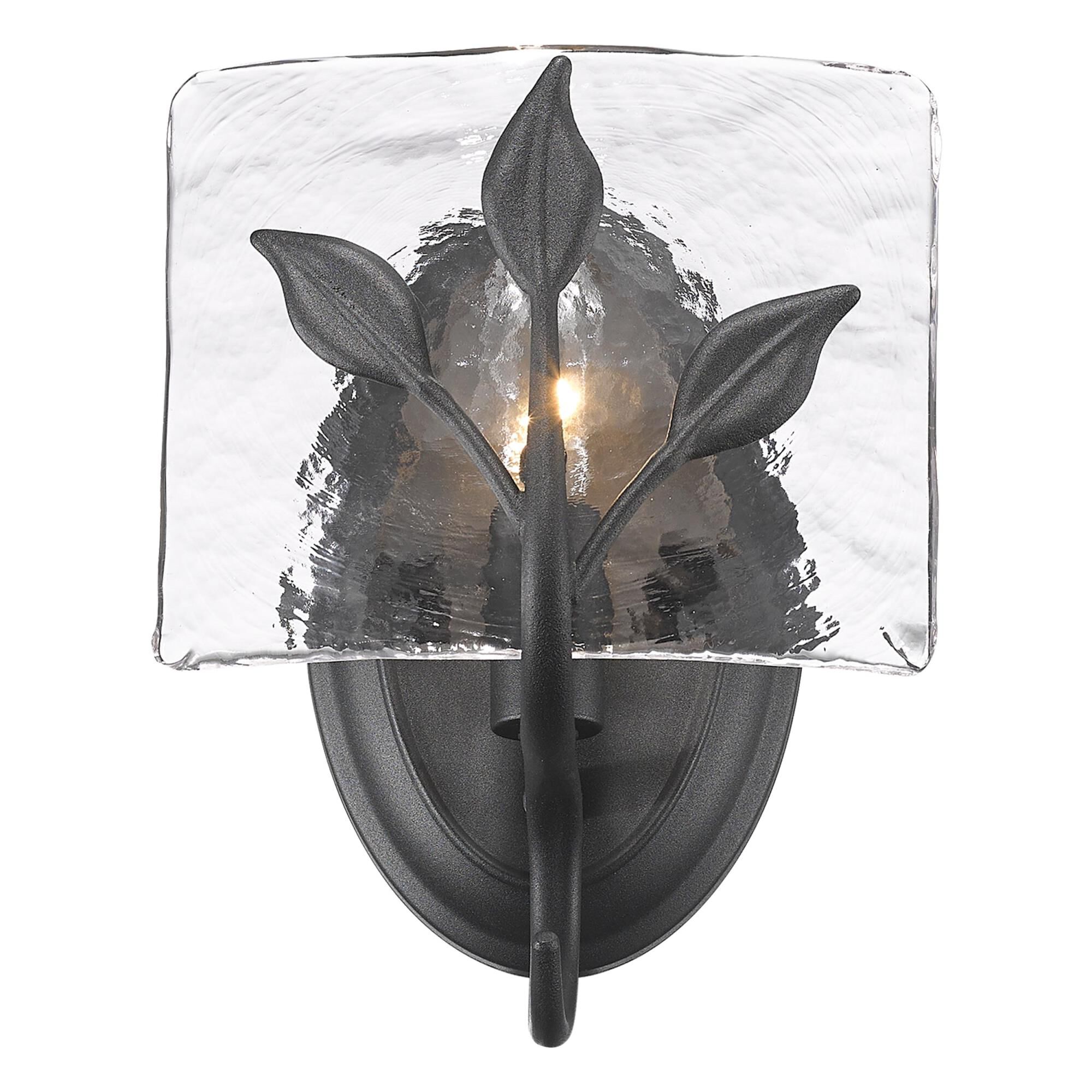 Shown in Natural Black finish and Clear glass