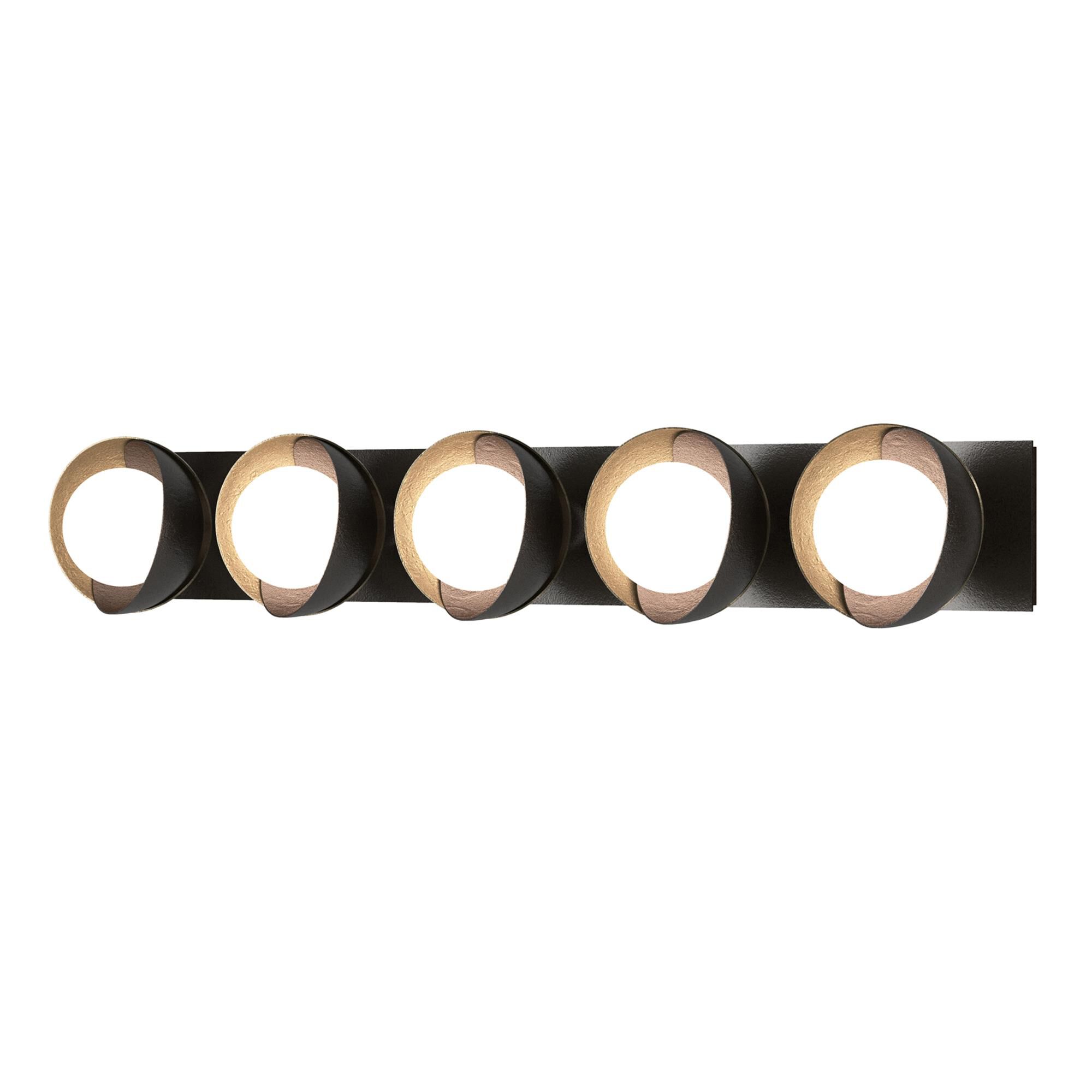 Brooklyn 38 Inch 5 Light Bath Vanity Light by Hubbardton Forge
