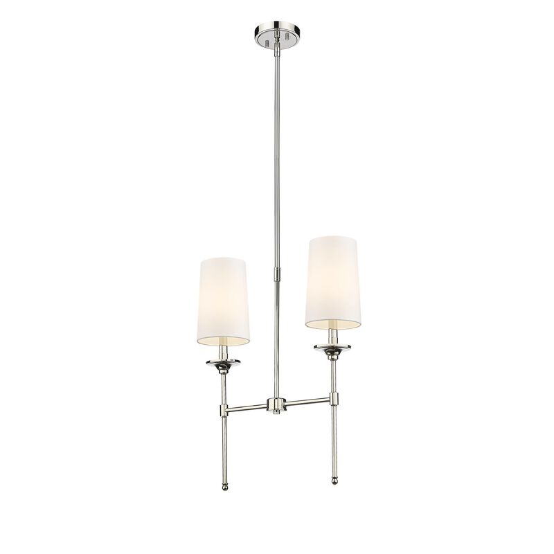 Emily 19 Inch 2 Light Linear Suspension Light by Z-Lite