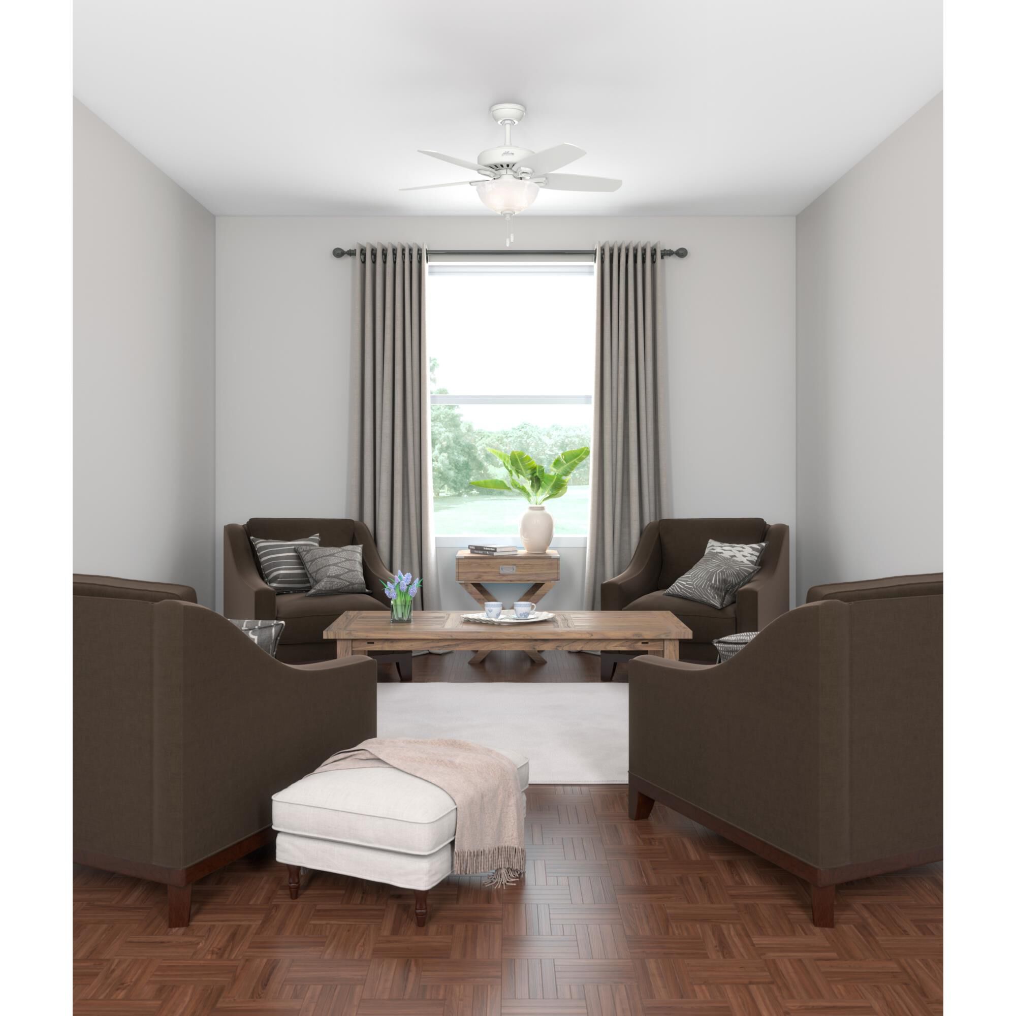 Builder 42 Inch Ceiling Fan with Light Kit by Hunter Fan