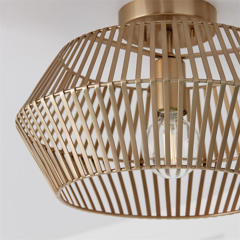 Kaiya 15 Inch 1 Light Semi Flush Mount by Capital Lighting Fixture Company