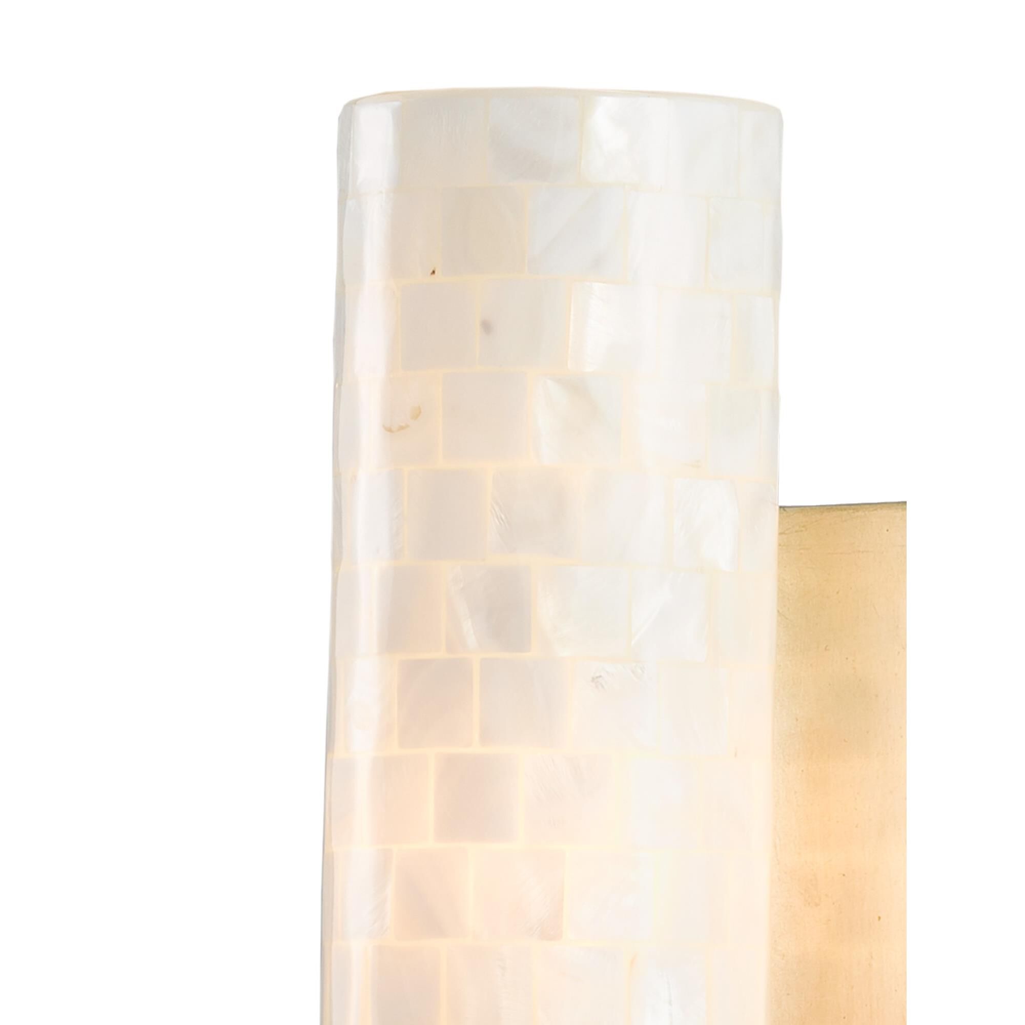 Shown in Pearl - Silver Leaf finish