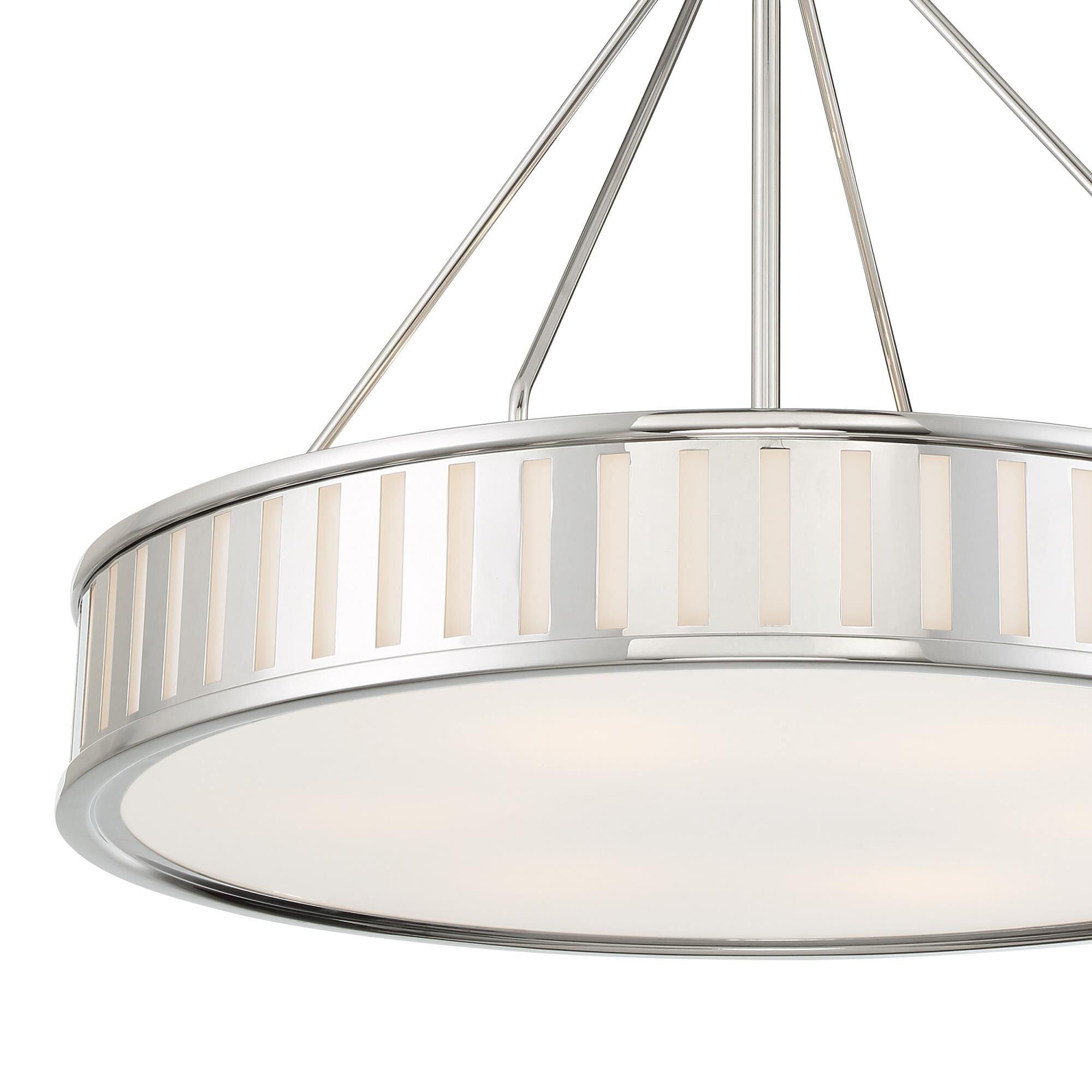 Kendal 28 Inch 6 Light Chandelier by Crystorama