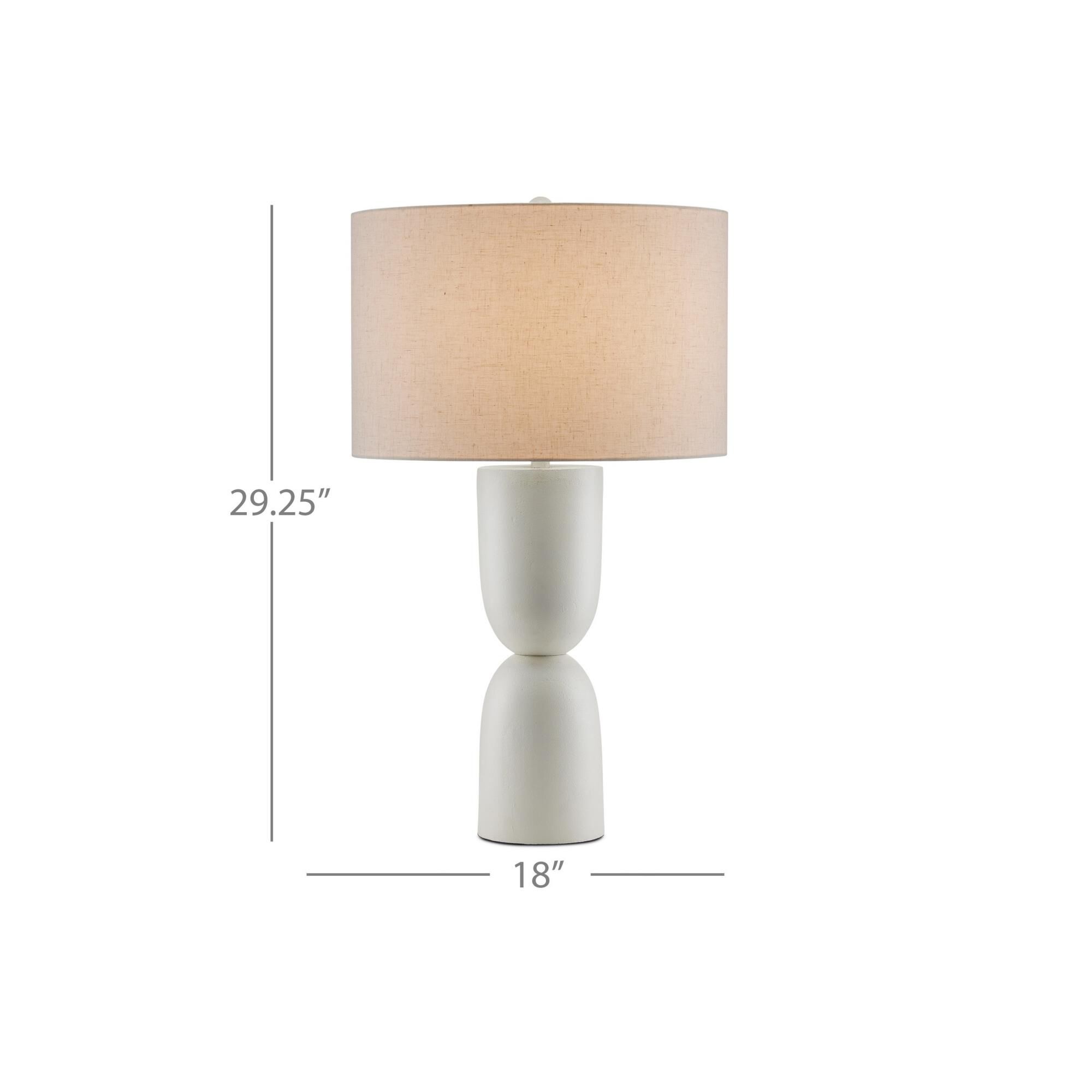 Shown in White finish and Natural Cotton shade