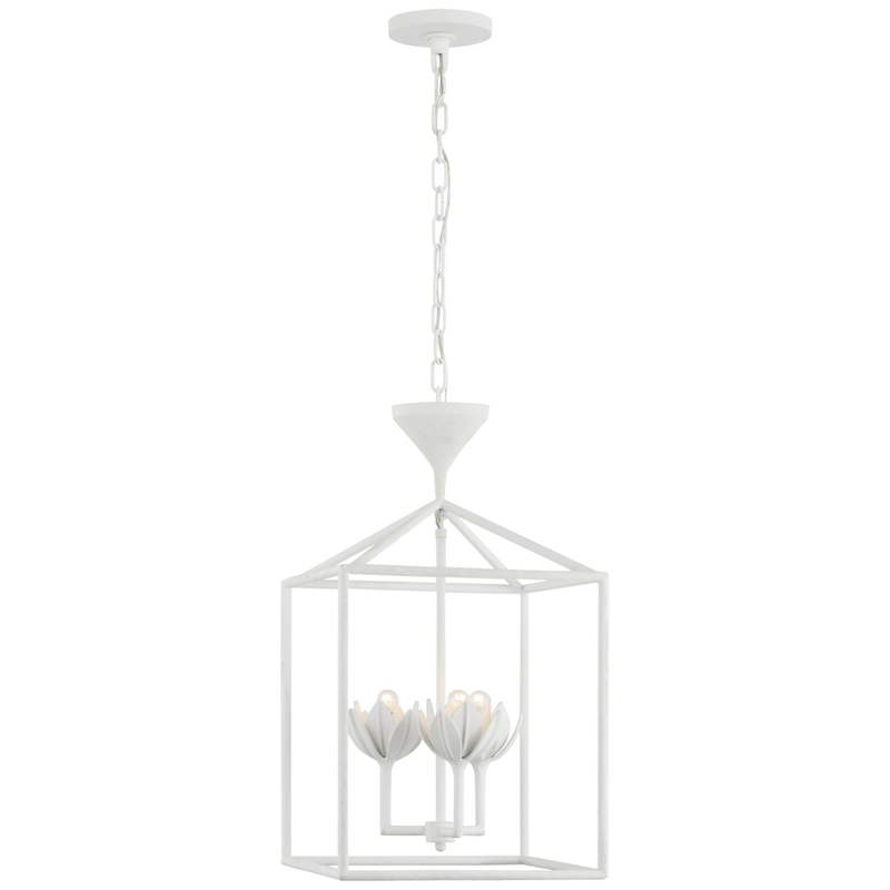 Julie Neill Alberto 14 Inch LED Cage Pendant by Visual Comfort Signature Collection