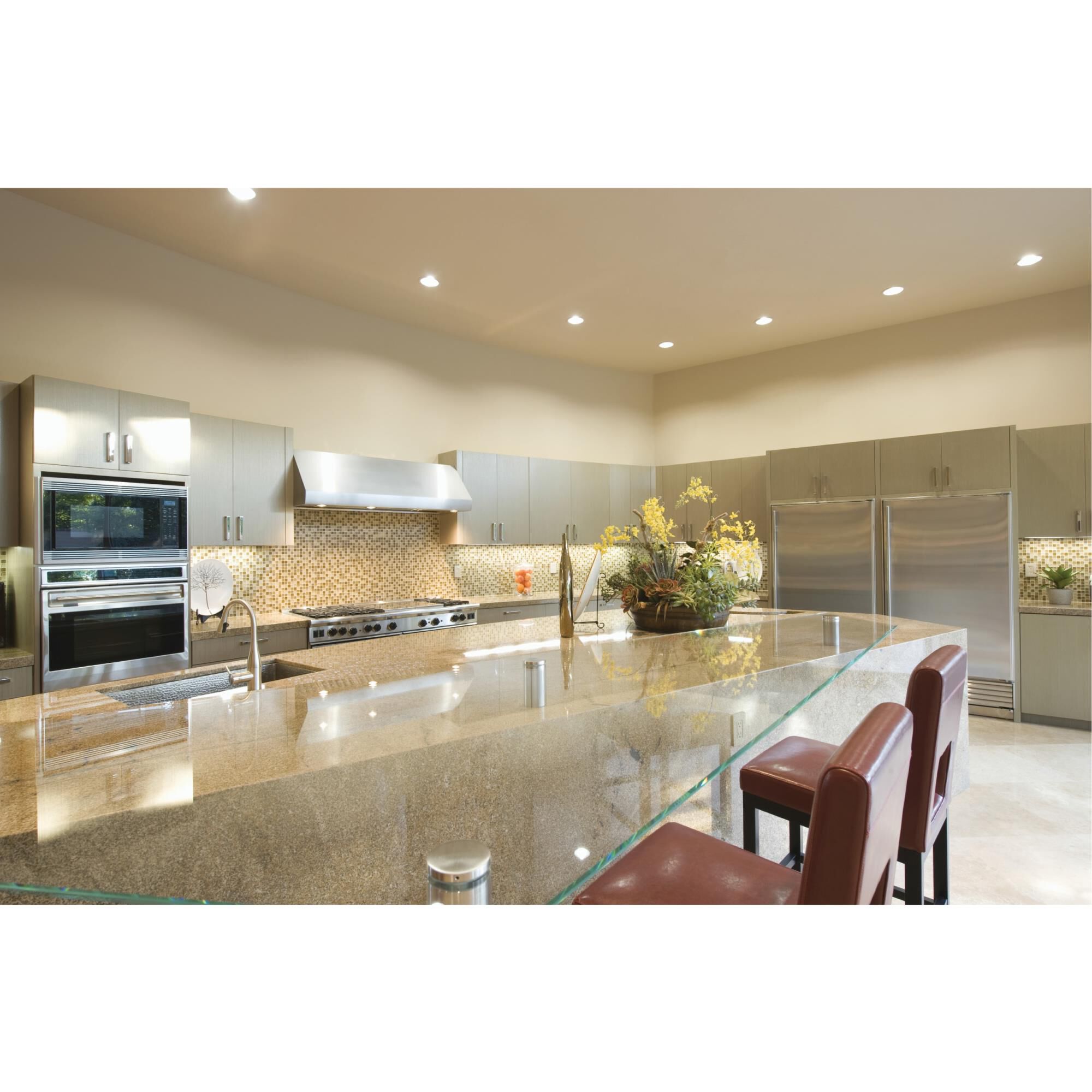 Shown in Frosted White finish