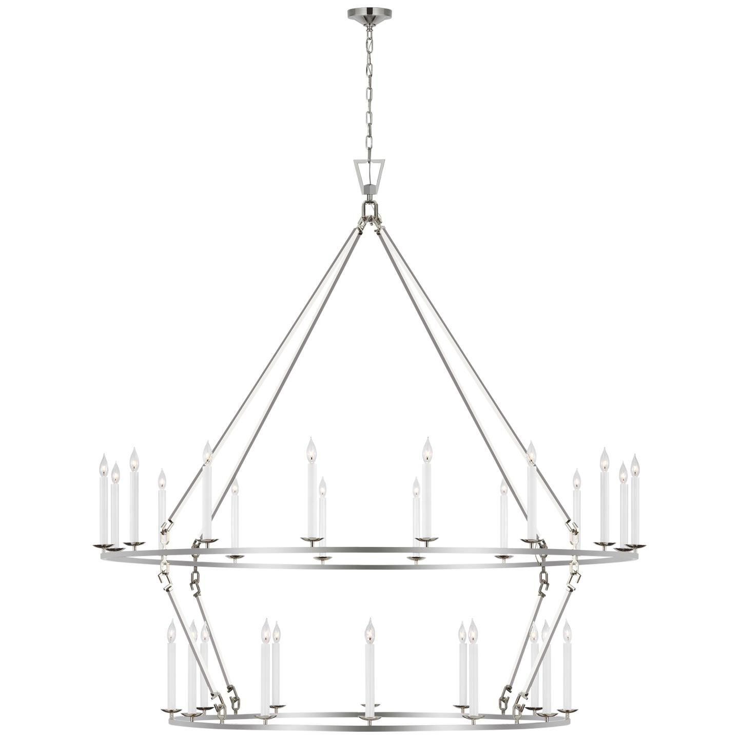 Chapman and Myers Darlana 73 Inch 28 Light LED Chandelier by Visual Comfort Signature Collection