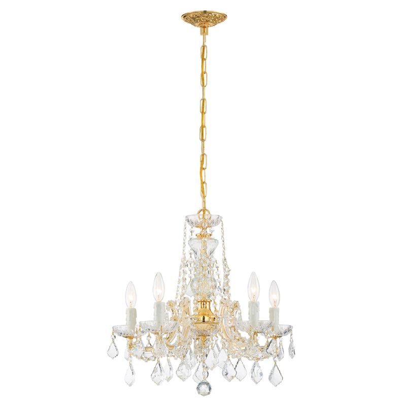 Maria Theresa 20 Inch 5 Light Mini Chandelier by Crystorama