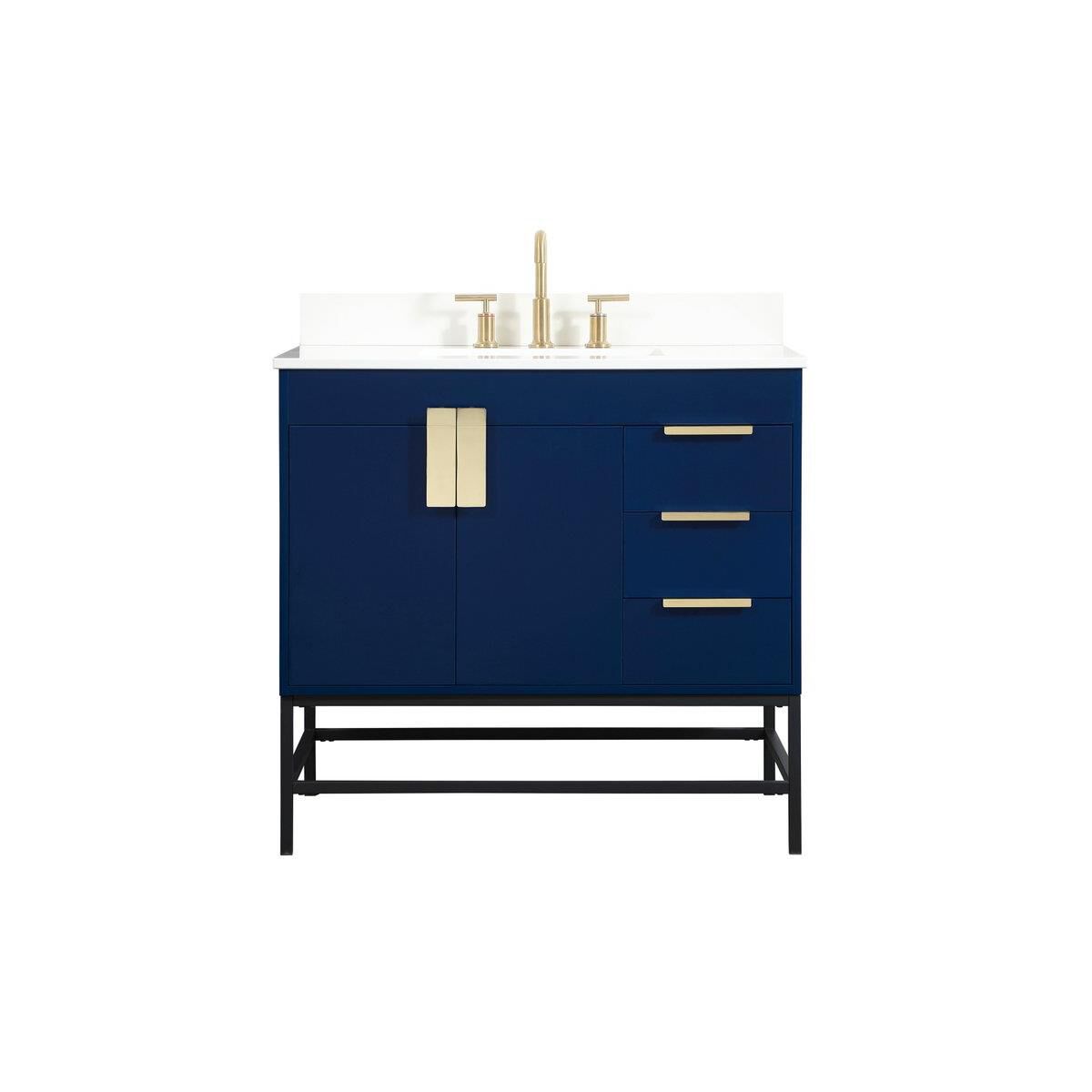 Shown in Blue finish