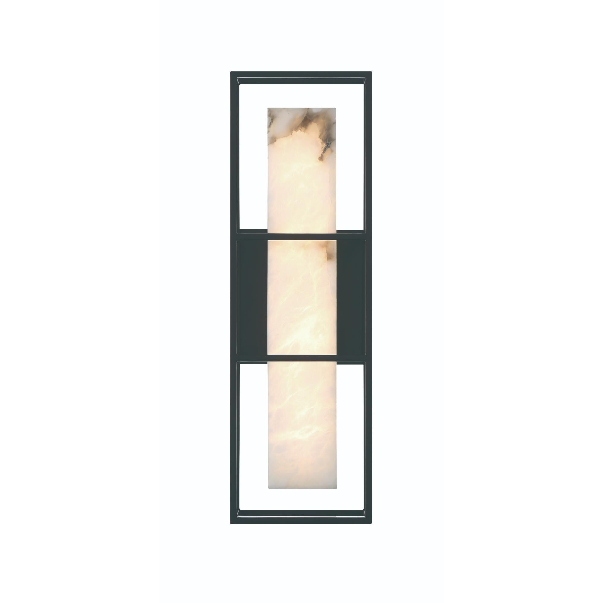 Shown in Black finish and Alabaster shade