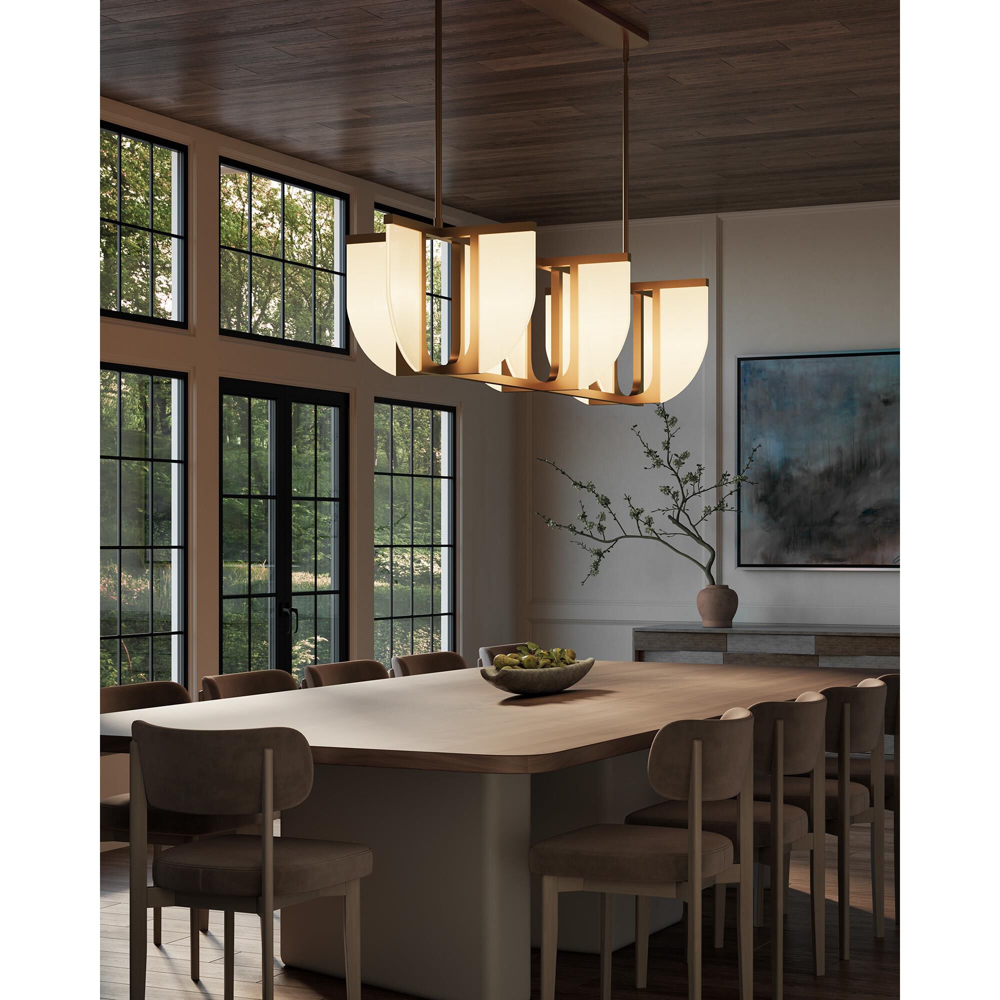Elisa Carlucci Anders 58 Inch Linear Suspension Light by Alora Lighting