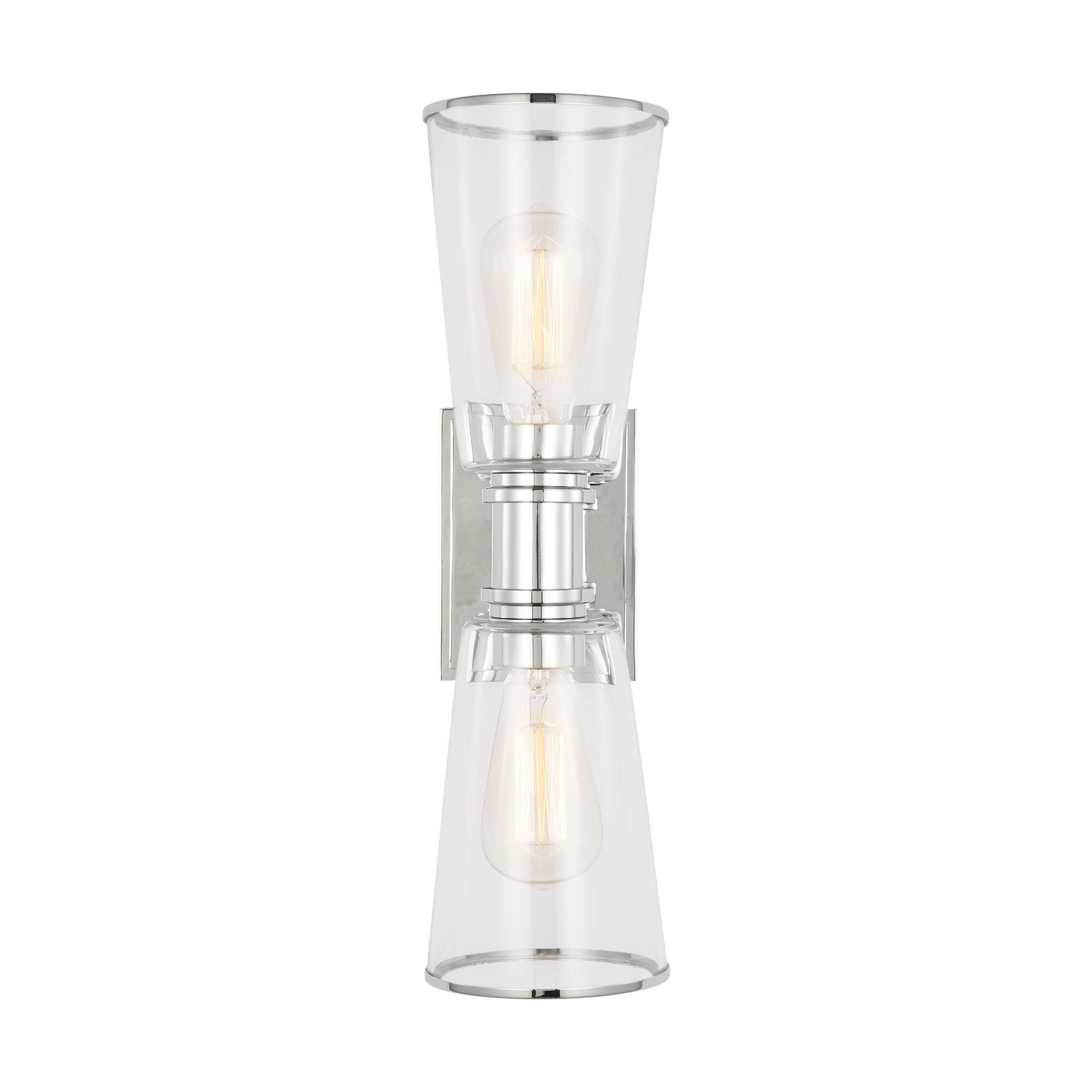 Chapman & Myers Alessa 18 Inch 2 Light Bath Vanity Light,