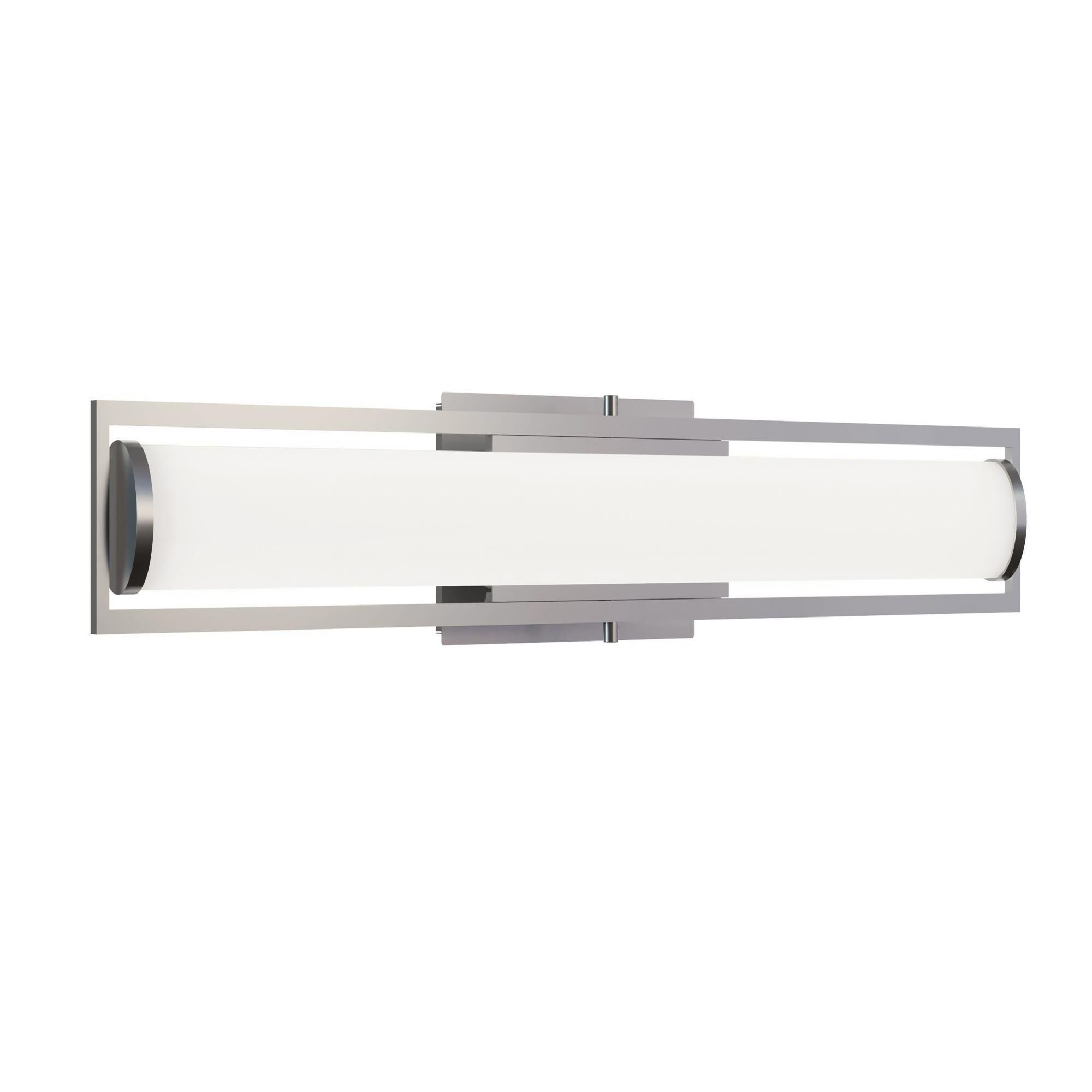 Shown in Satin Nickel finish and Frosted shade