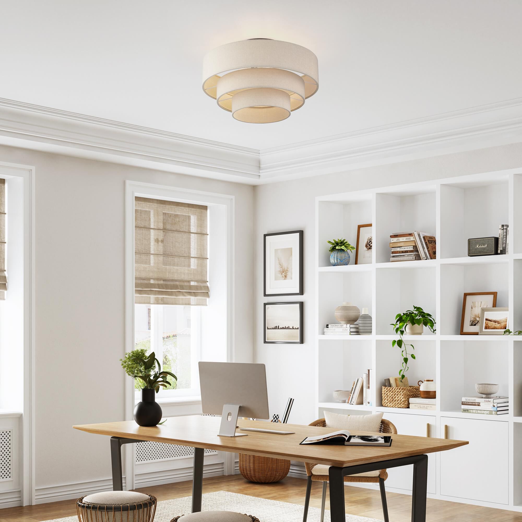 Bellingham 21 Inch Semi Flush Mount by Livex Lighting