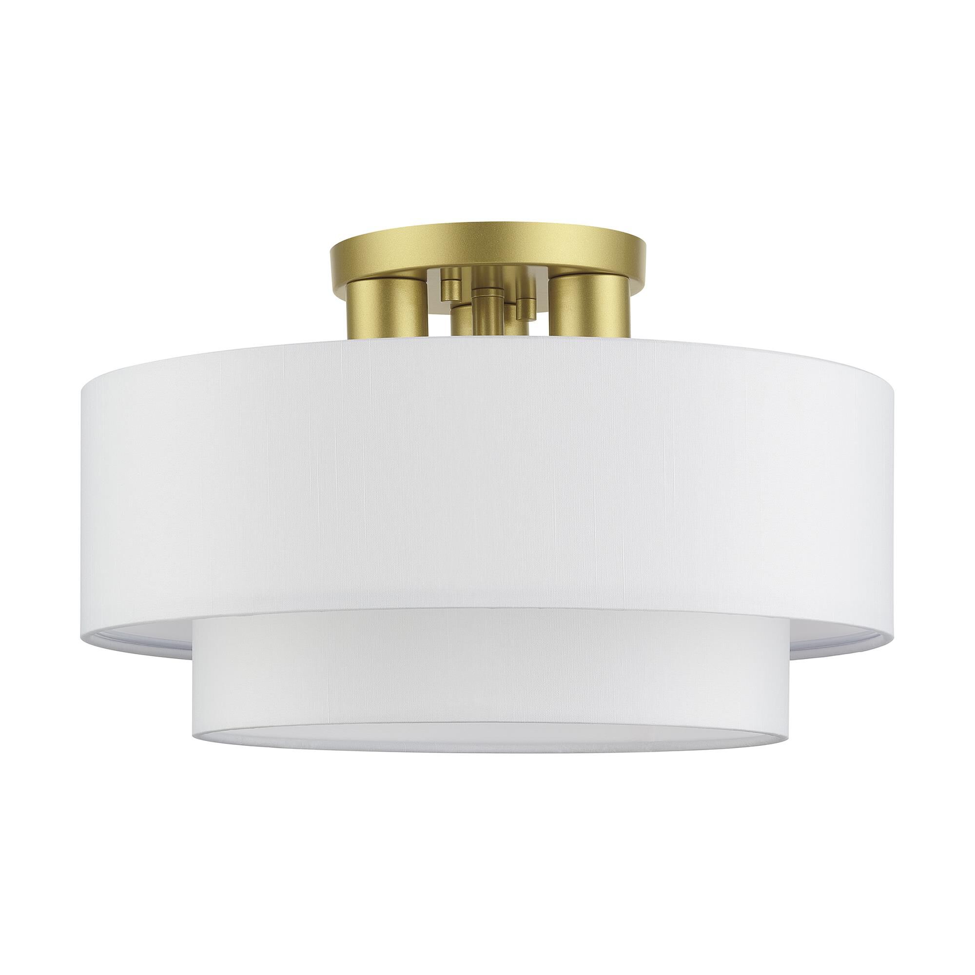Manorwood 15 Inch Semi Flush Mount by Livex Lighting