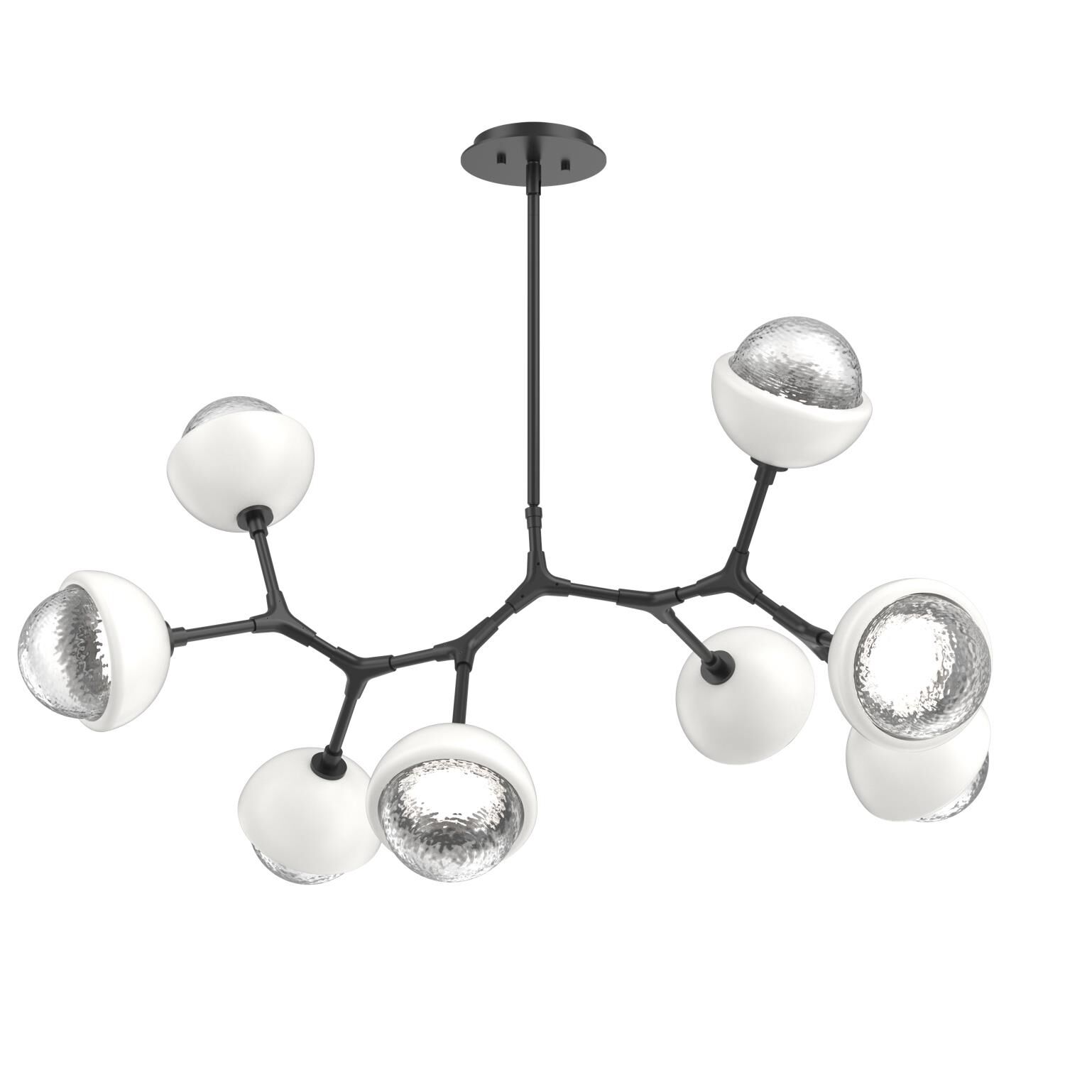 Levi Wilson Cabochon 38 Inch Linear Suspension Light by Hammerton Studio