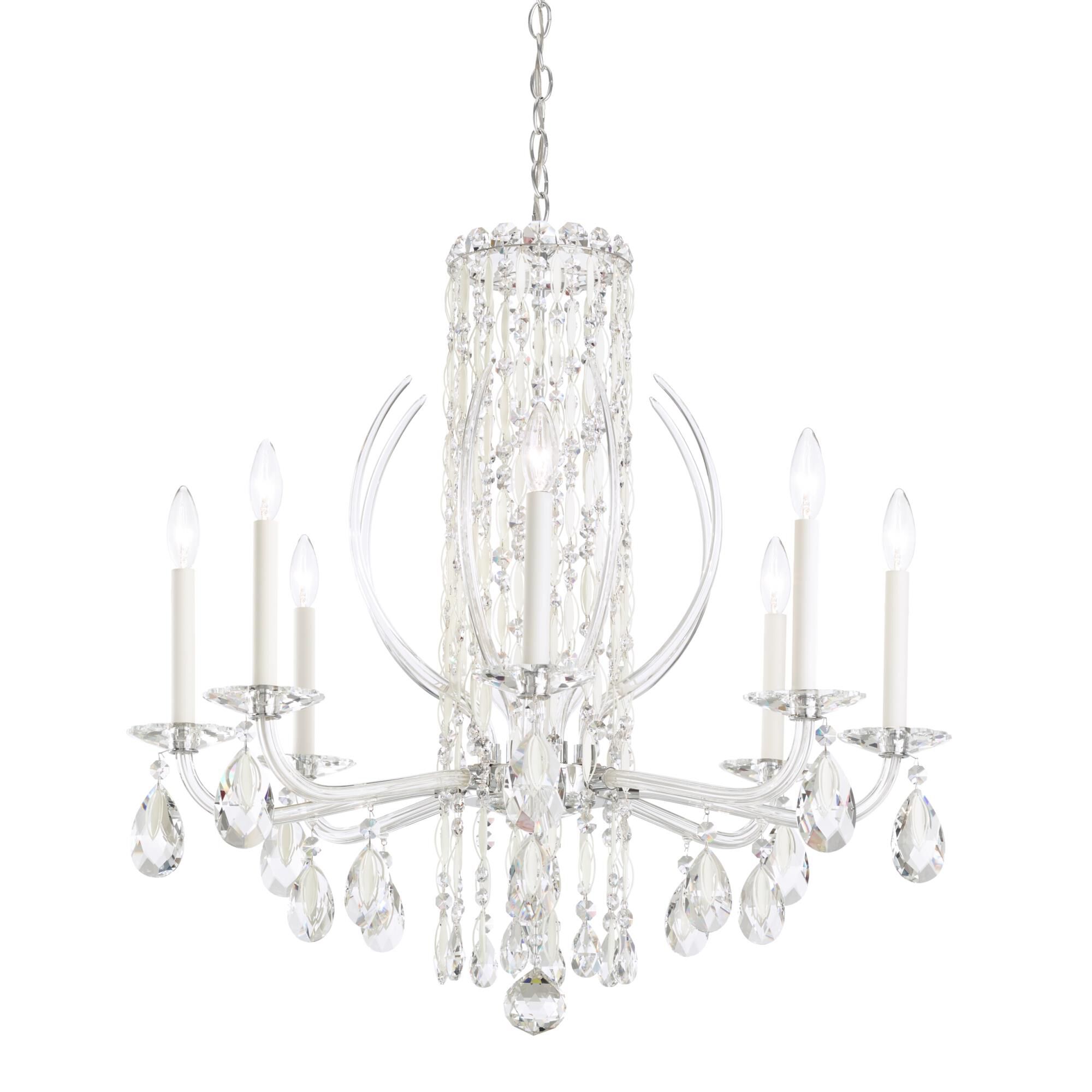 Sarella 30 Inch 8 Light Chandelier by Schonbek