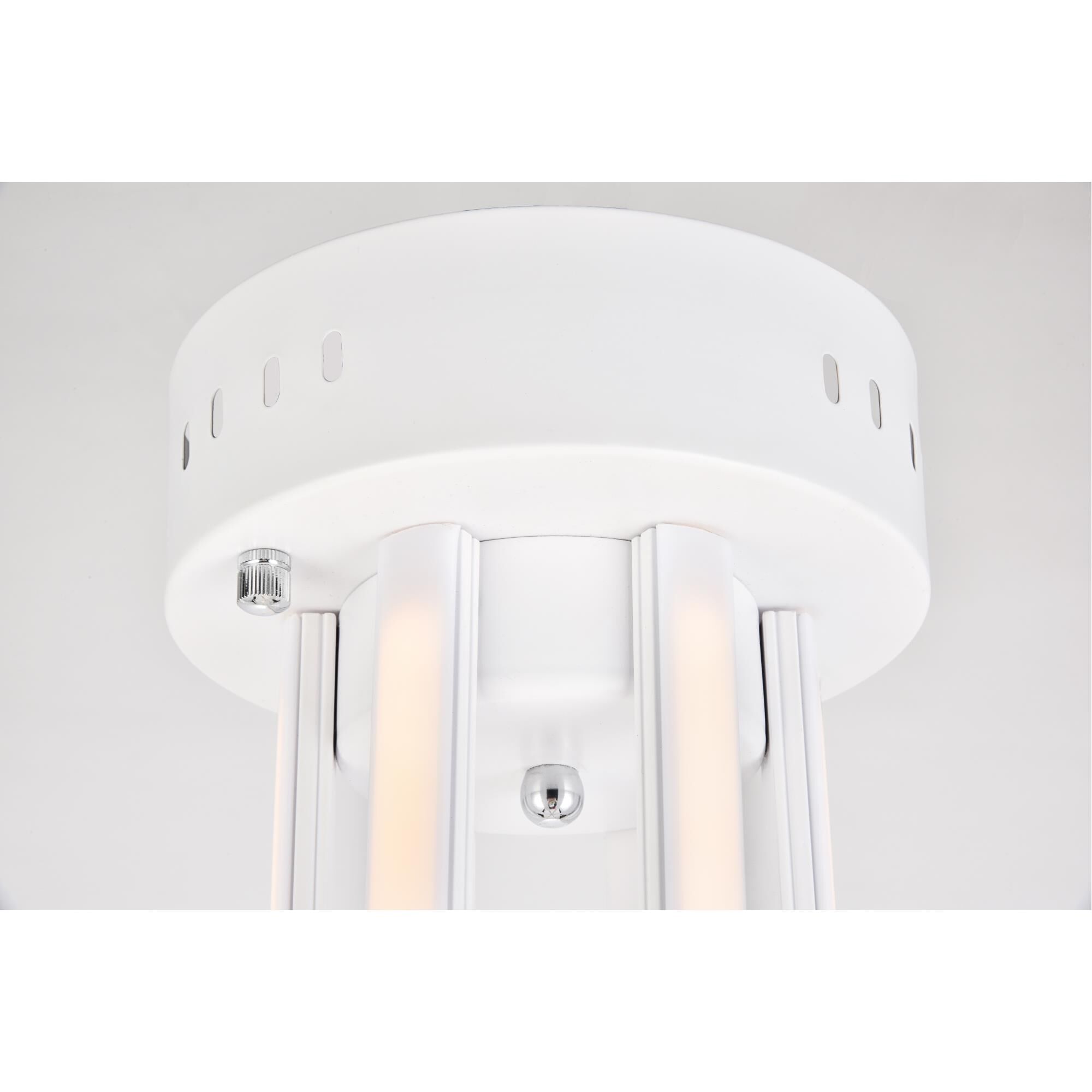 Dahlia 18 Inch 3 Light LED Flush Mount by Elegant Lighting