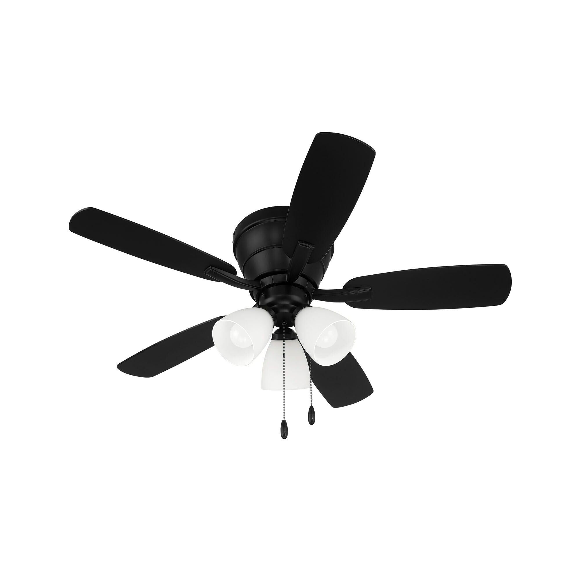 Wheeler 42 3-Light 42 Inch Flush Mount Fan with Light Kit,