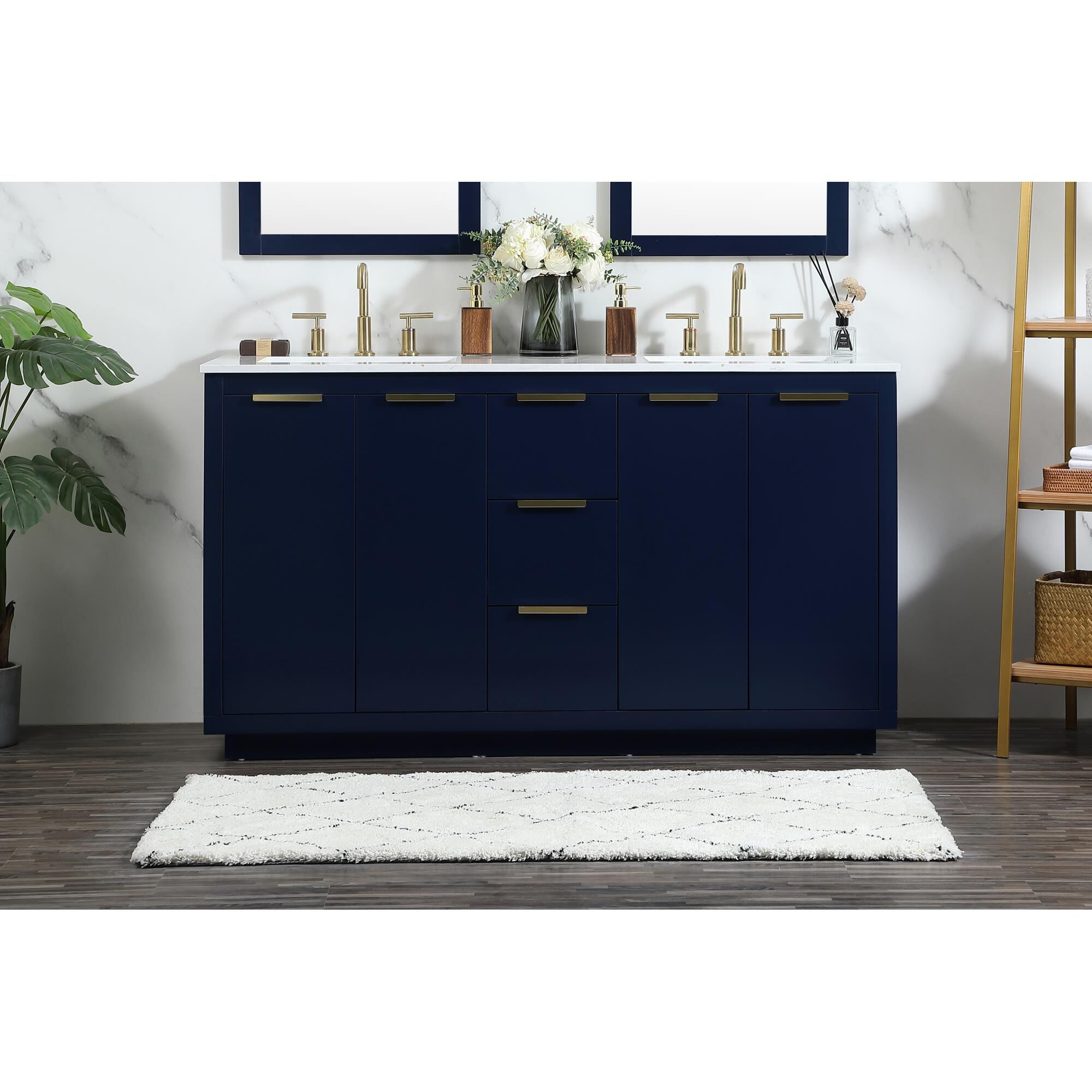 Shown in Blue finish