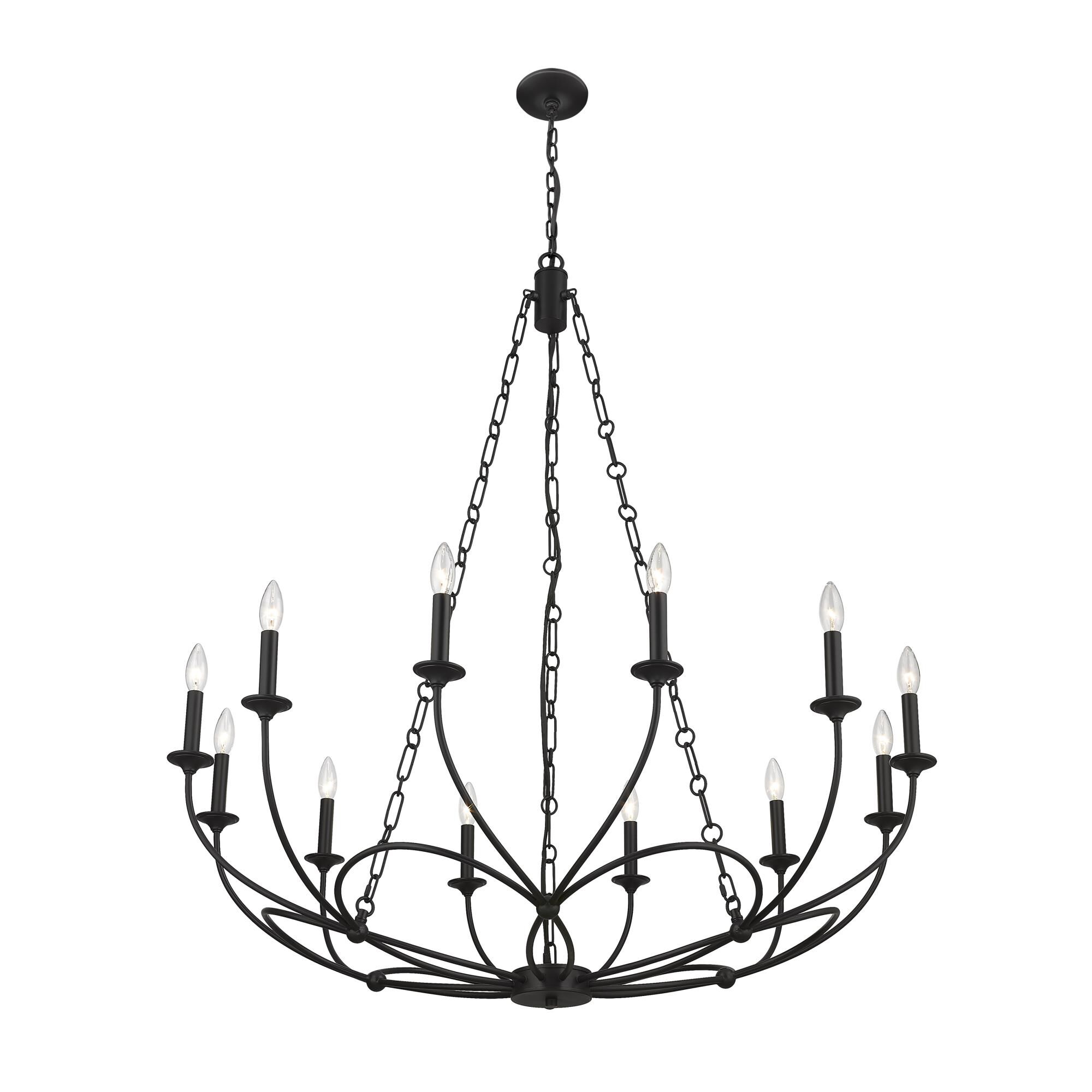 Arabella 43 Inch 12 Light Chandelier by Z-Lite
