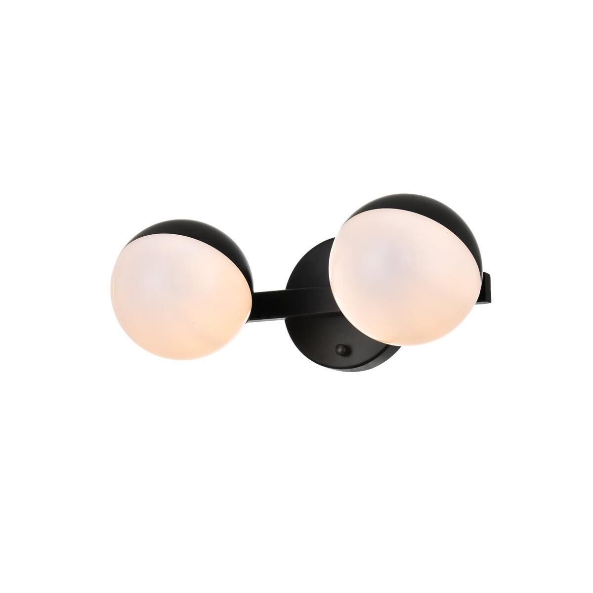 Shown in Black  finish and Frosted White Acrylic glass