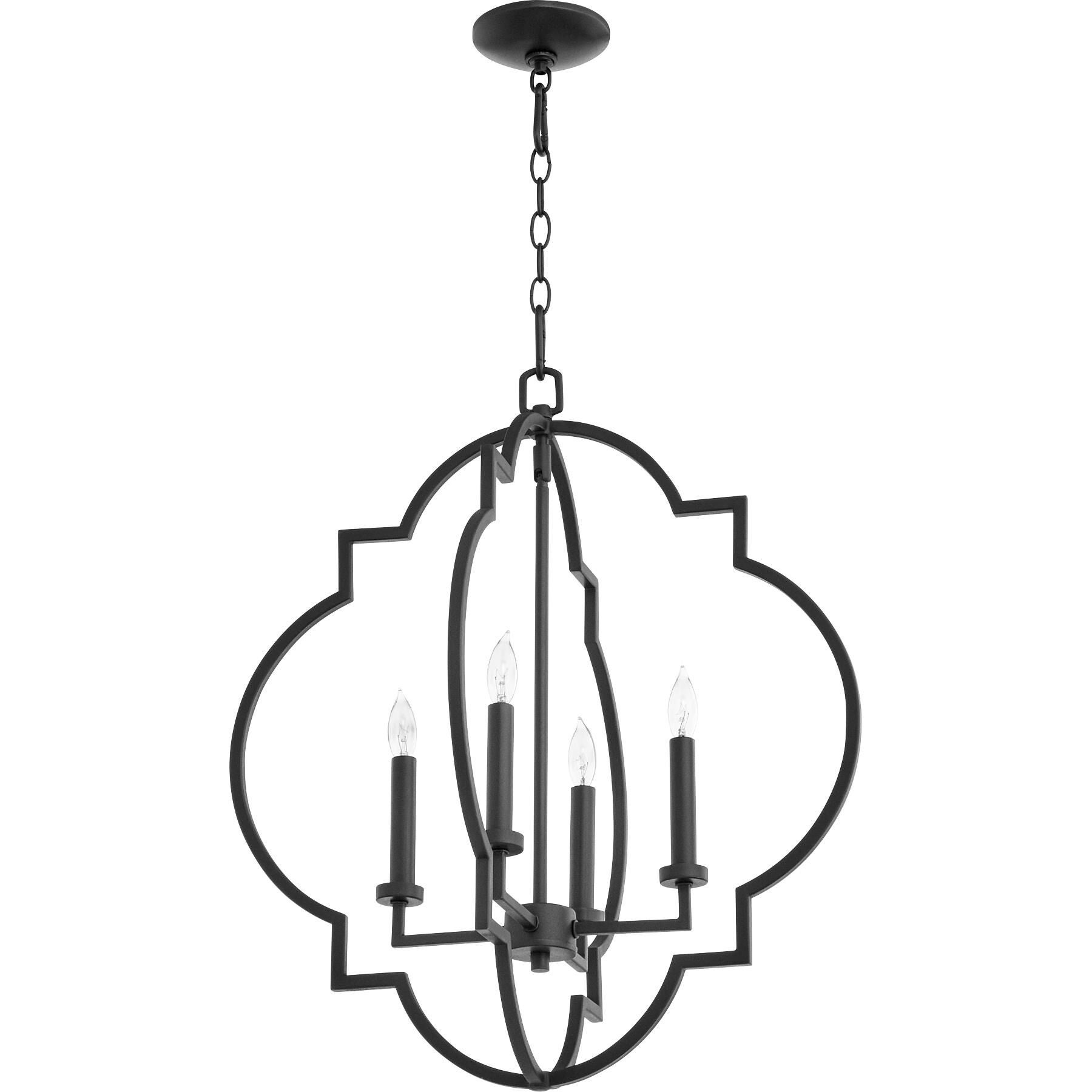 Dublin 21 Inch 4 Light Mini Chandelier by Quorum International