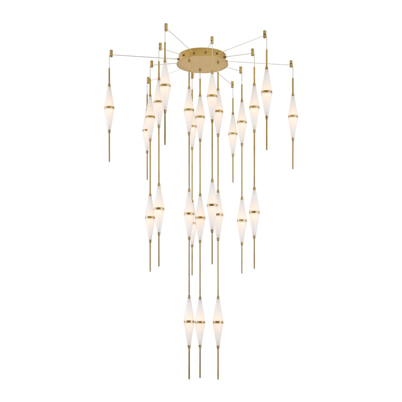 Cygnus Large Chandelier by Sonneman