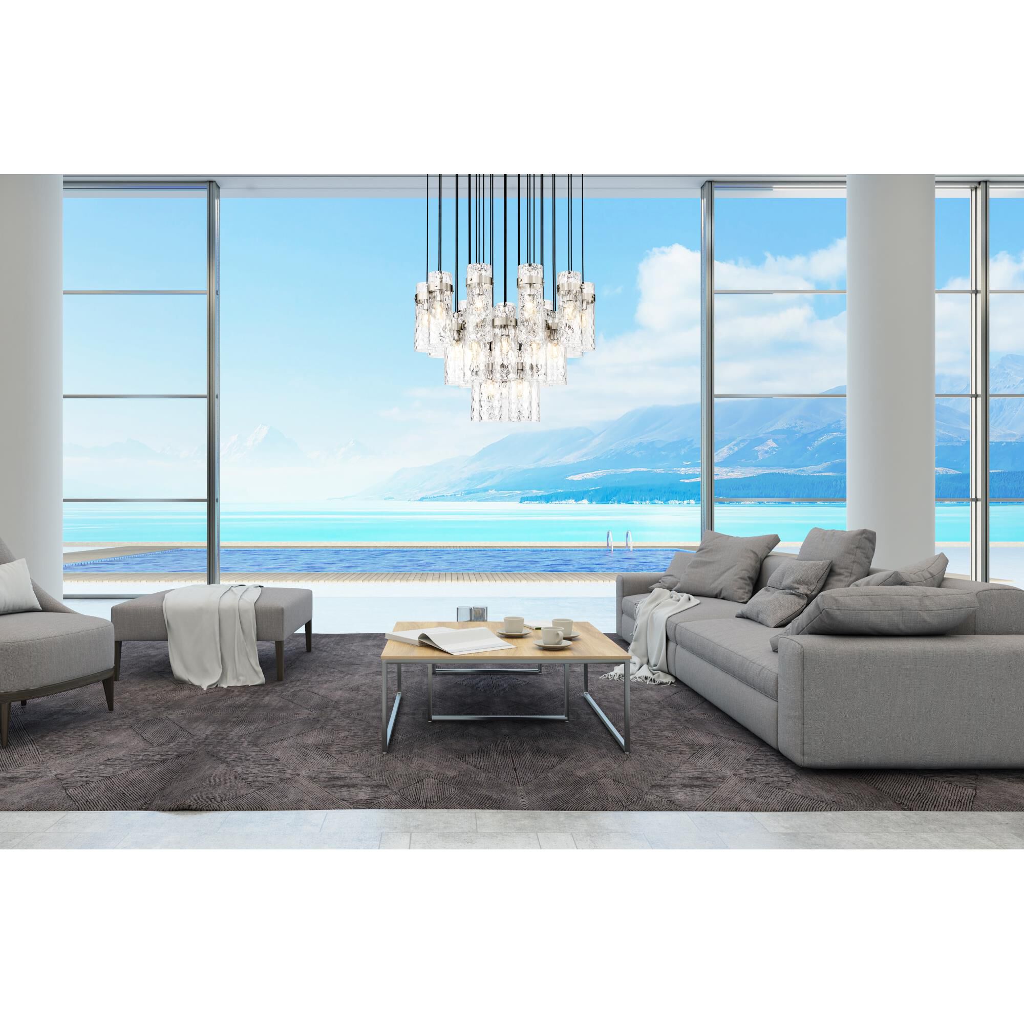 Fontaine 40 Inch Chandelier by Z Lite