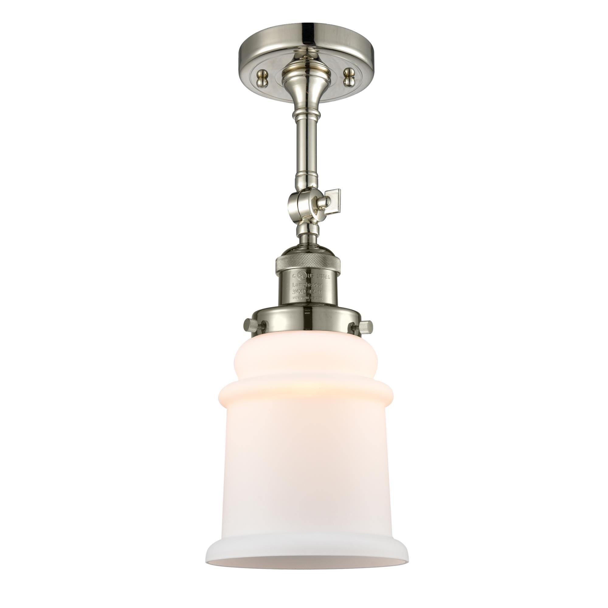 Bruno Marashlian Canton 6 Inch 1 Light Semi Flush Mount by Innovations Lighting