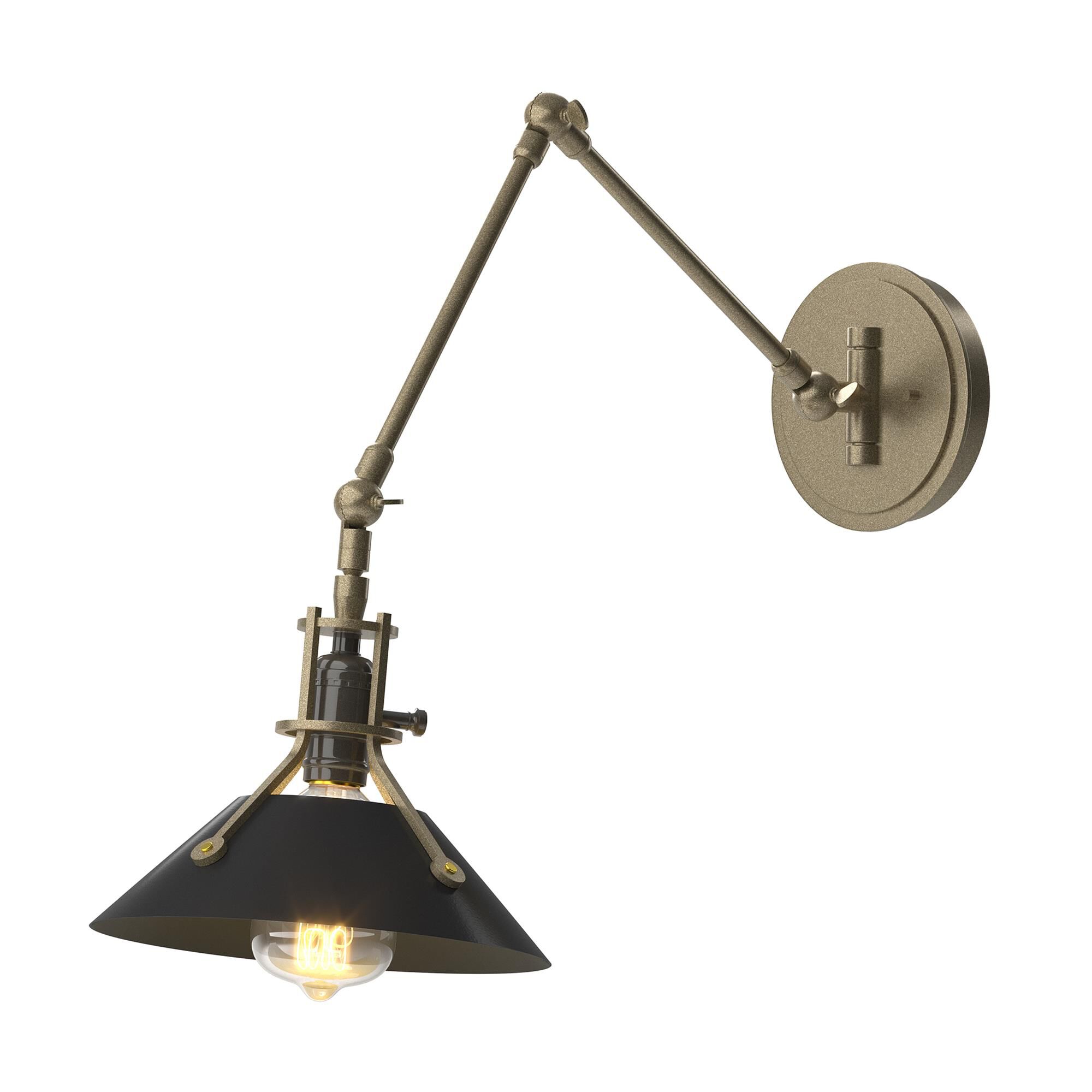 Shown in Soft Gold finish and Black accent
