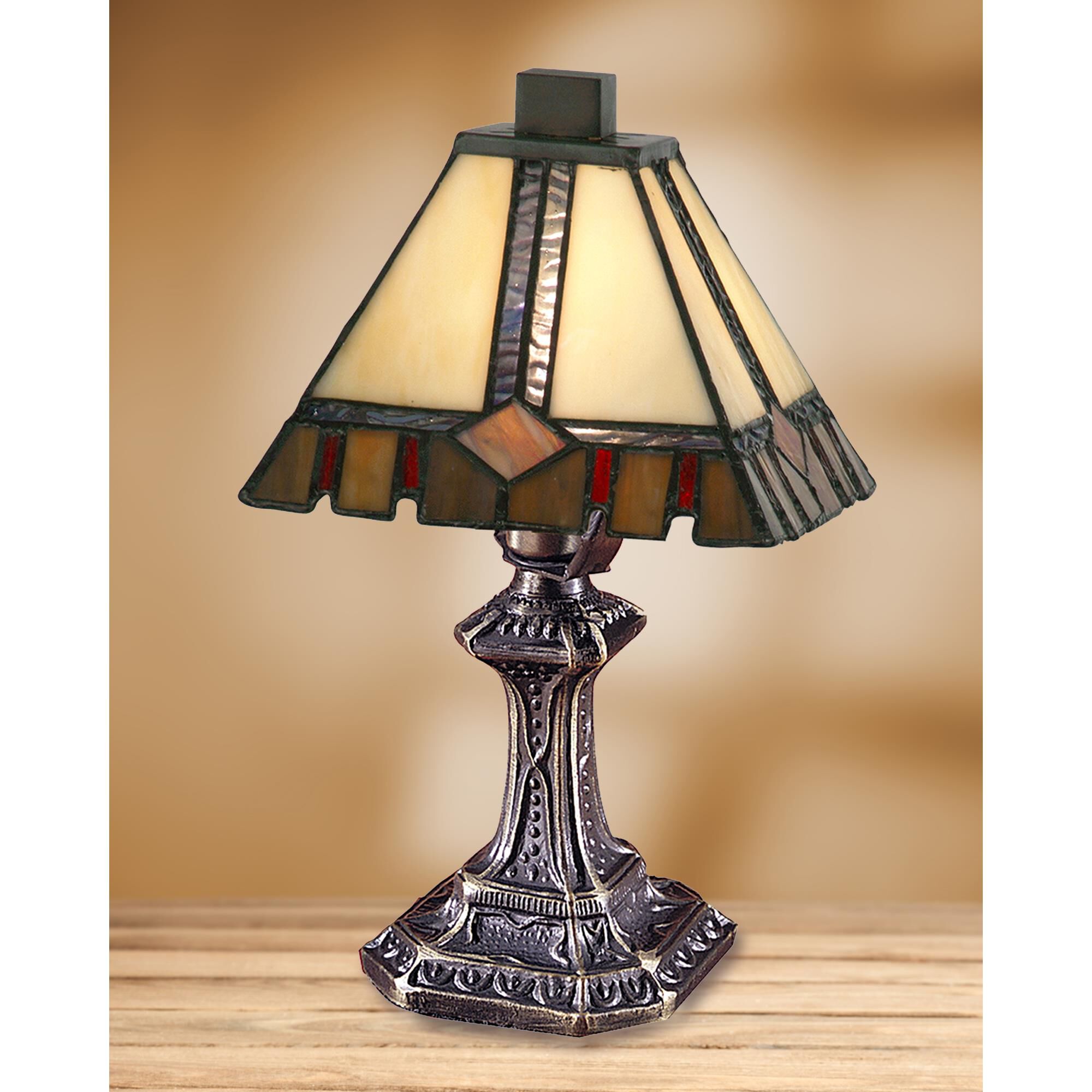 Castle Cut 10 Inch Accent Lamp by Dale Tiffany