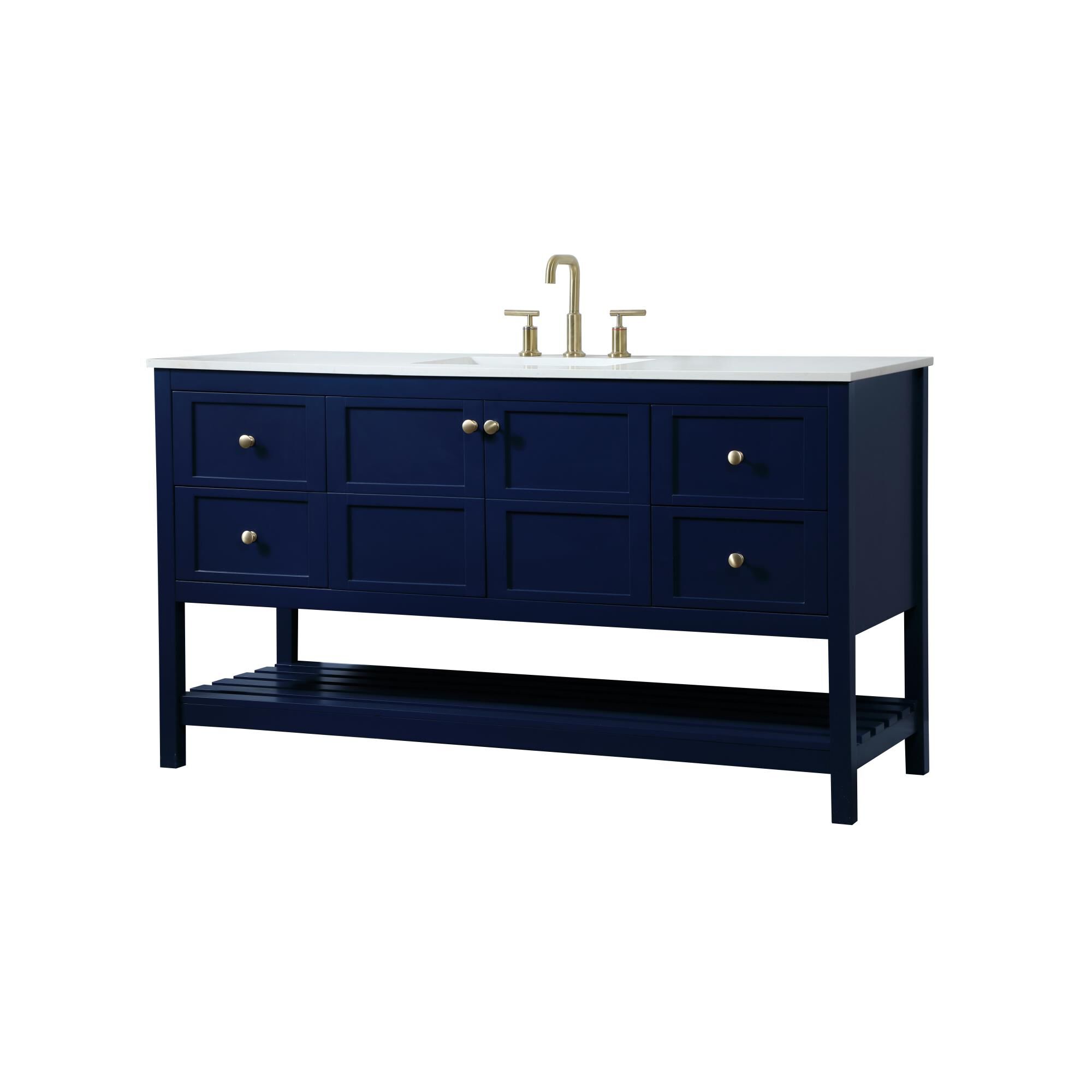 Shown in Blue finish