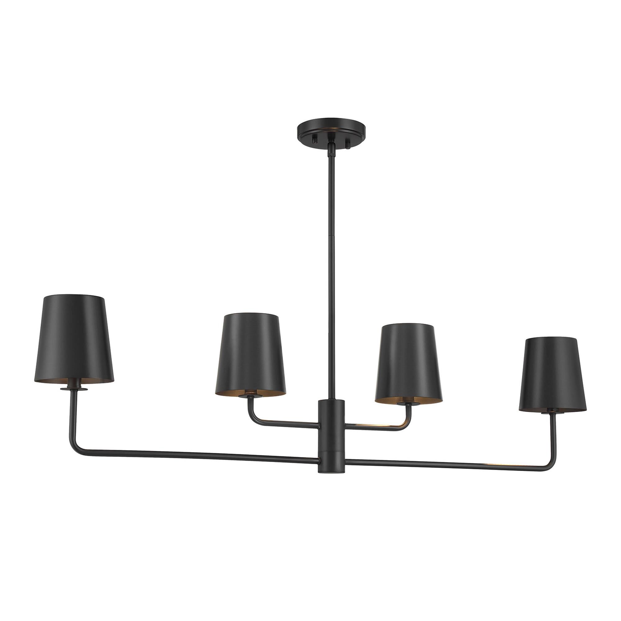 Shown in Matte Black finish and Metal shade