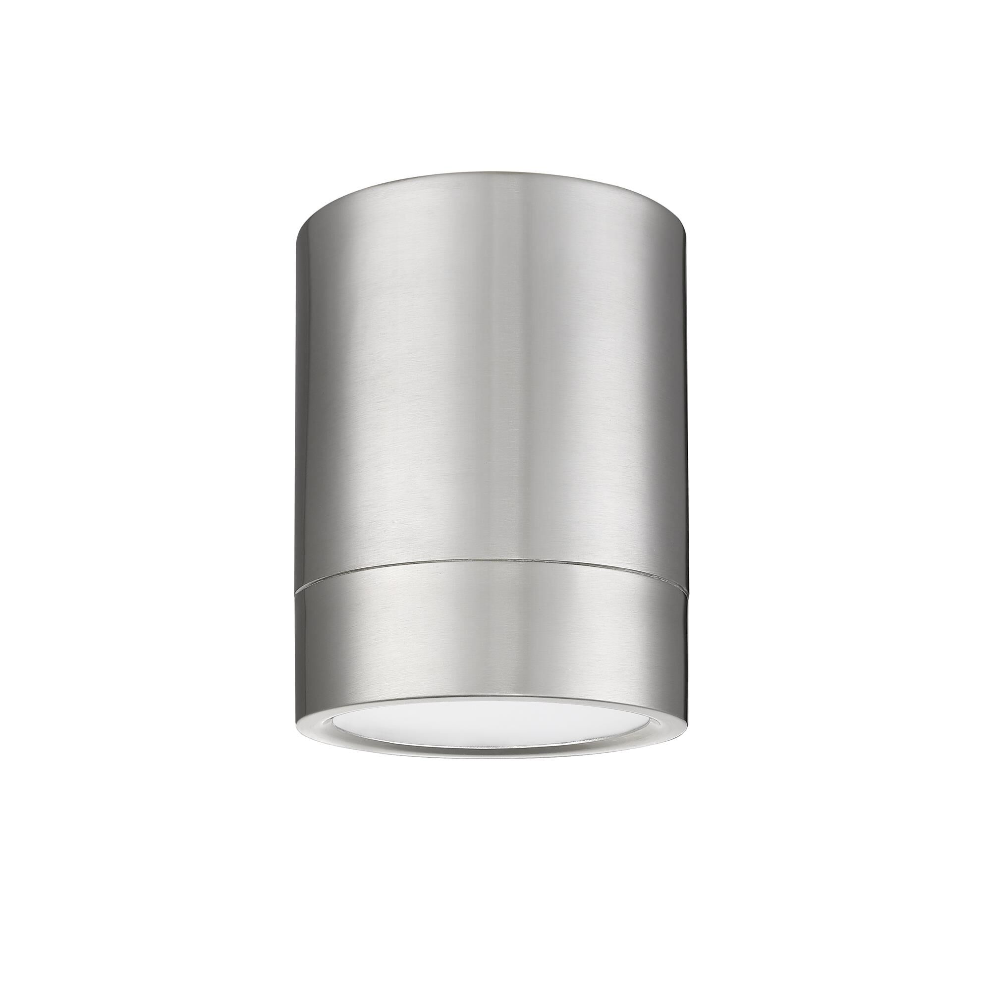 Shown in Brushed Nickel finish and Frosted glass
