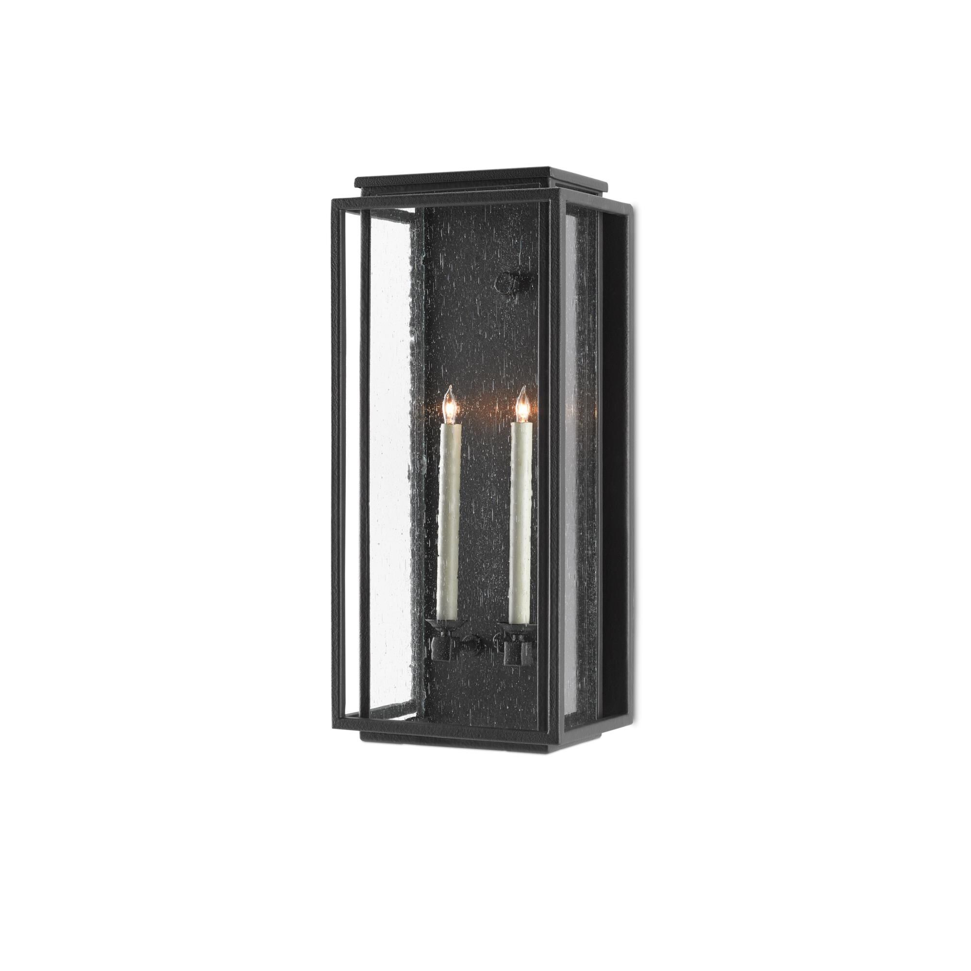 Wright 27 Inch Tall 2 Light Outdoor Wall Light by Currey and Company