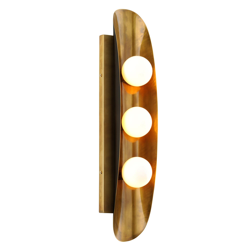 Martyn Lawrence Bullard Hopper 4.75 Inch Wall Sconce by Corbett Lighting