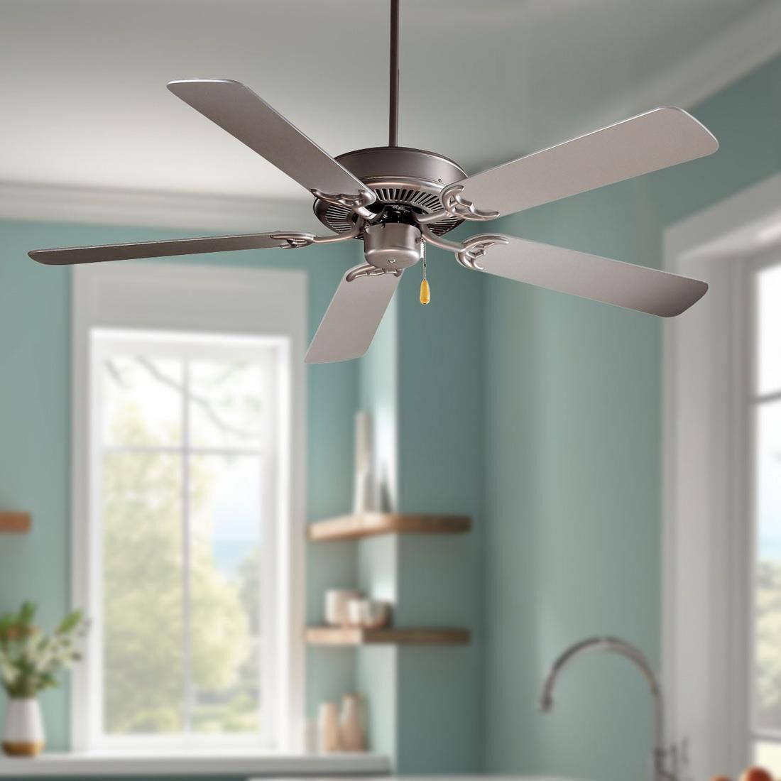 Shown in Brushed Steel finish