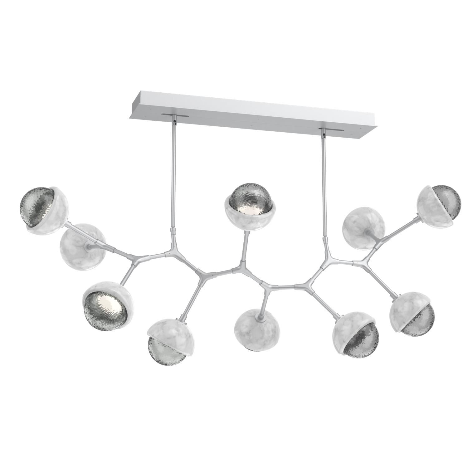 Levi Wilson Cabochon 56 Inch Linear Suspension Light by Hammerton Studio